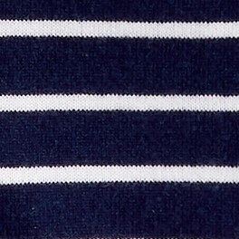 Cashmere crewneck sweater in simple stripe SNOW NAVY j.crew: cashmere crewneck sweater in simple stripe for women