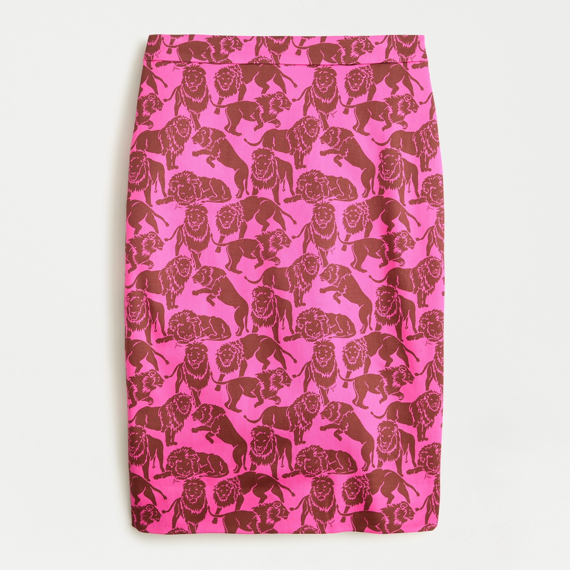 2 Pencil® skirt in sleepy lions print