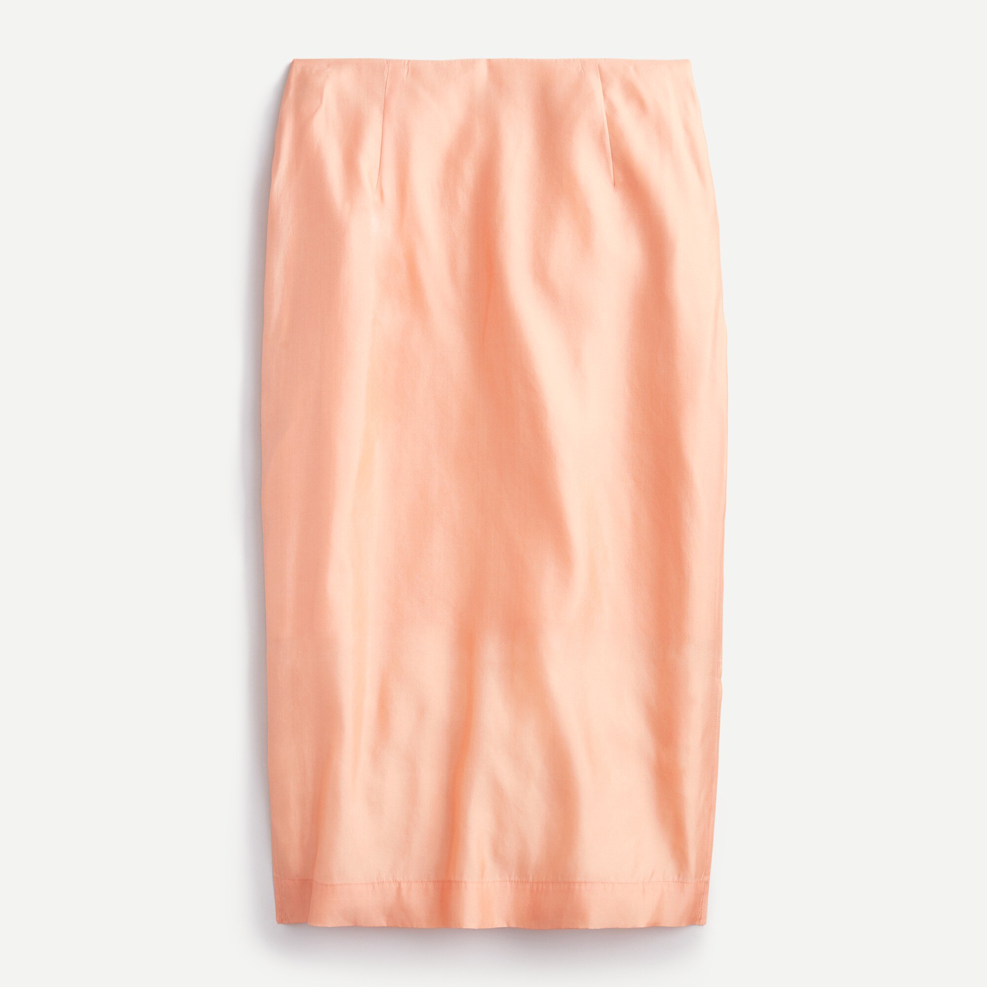 Silk organza slip skirt