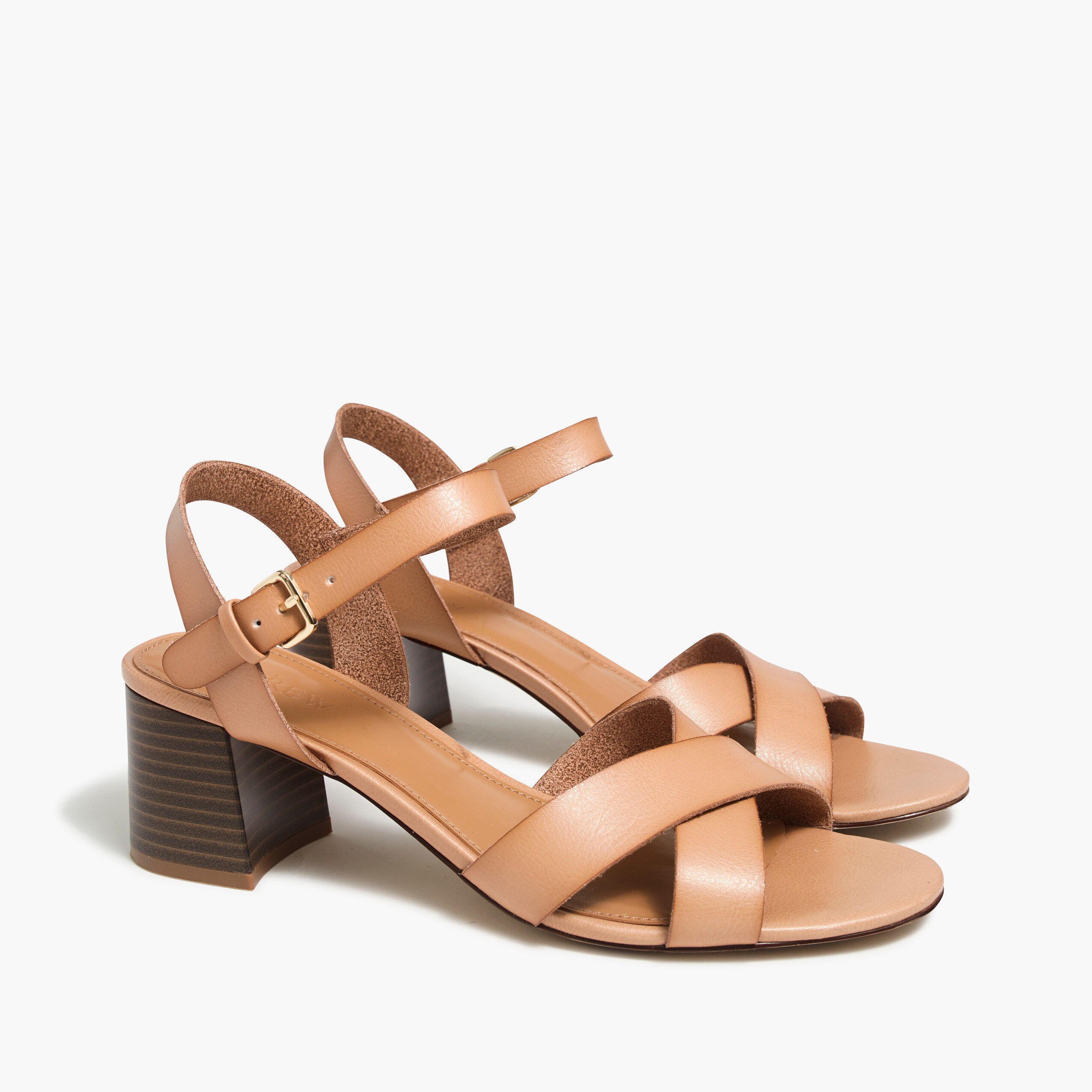 low block-heel sandals for women