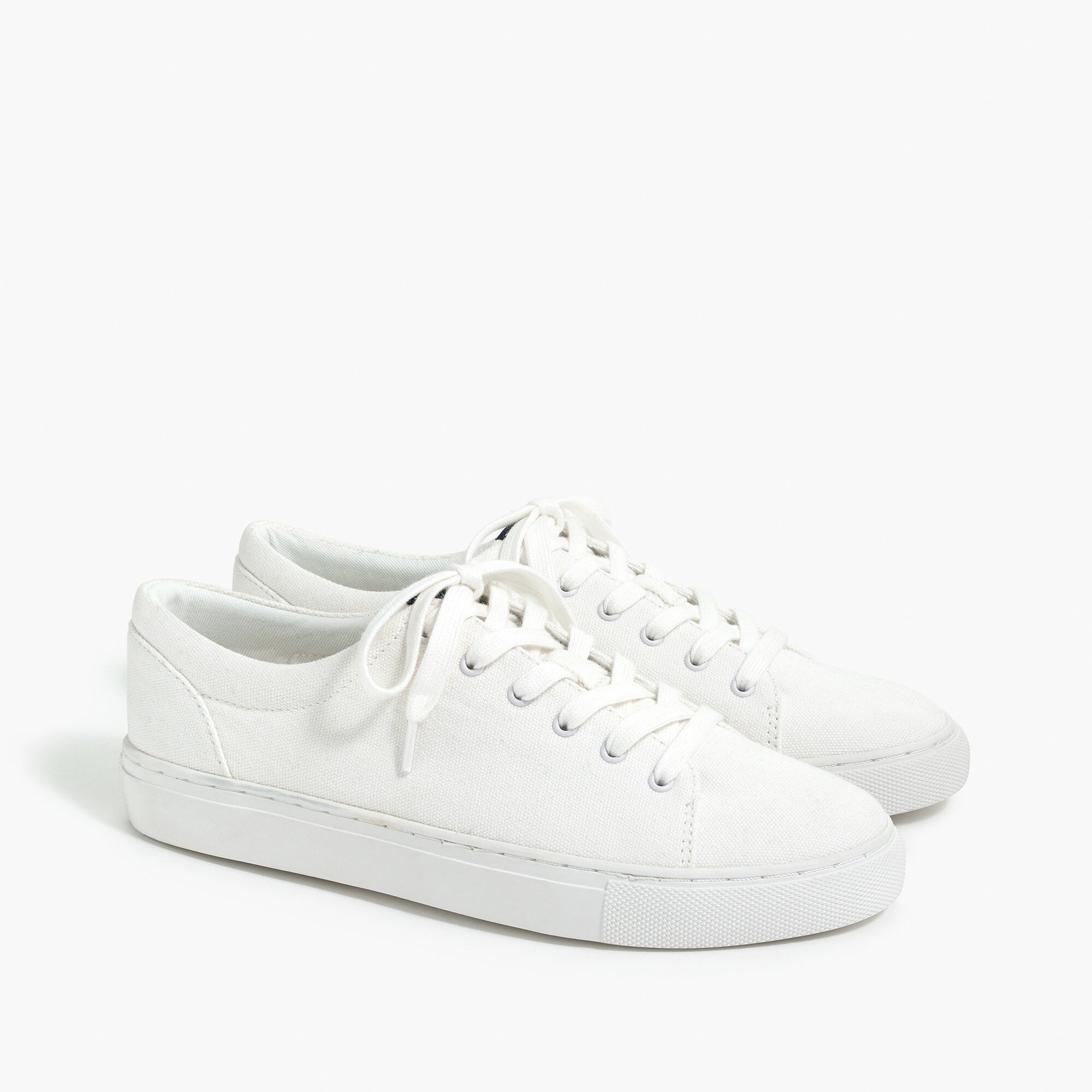 factory: road trip canvas lace-up sneakers for women, right side, view zoomed