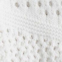 Elbow-sleeve sweater with crocheted shoulder buttons WHITE j.crew: elbow-sleeve sweater with crocheted shoulder buttons for women