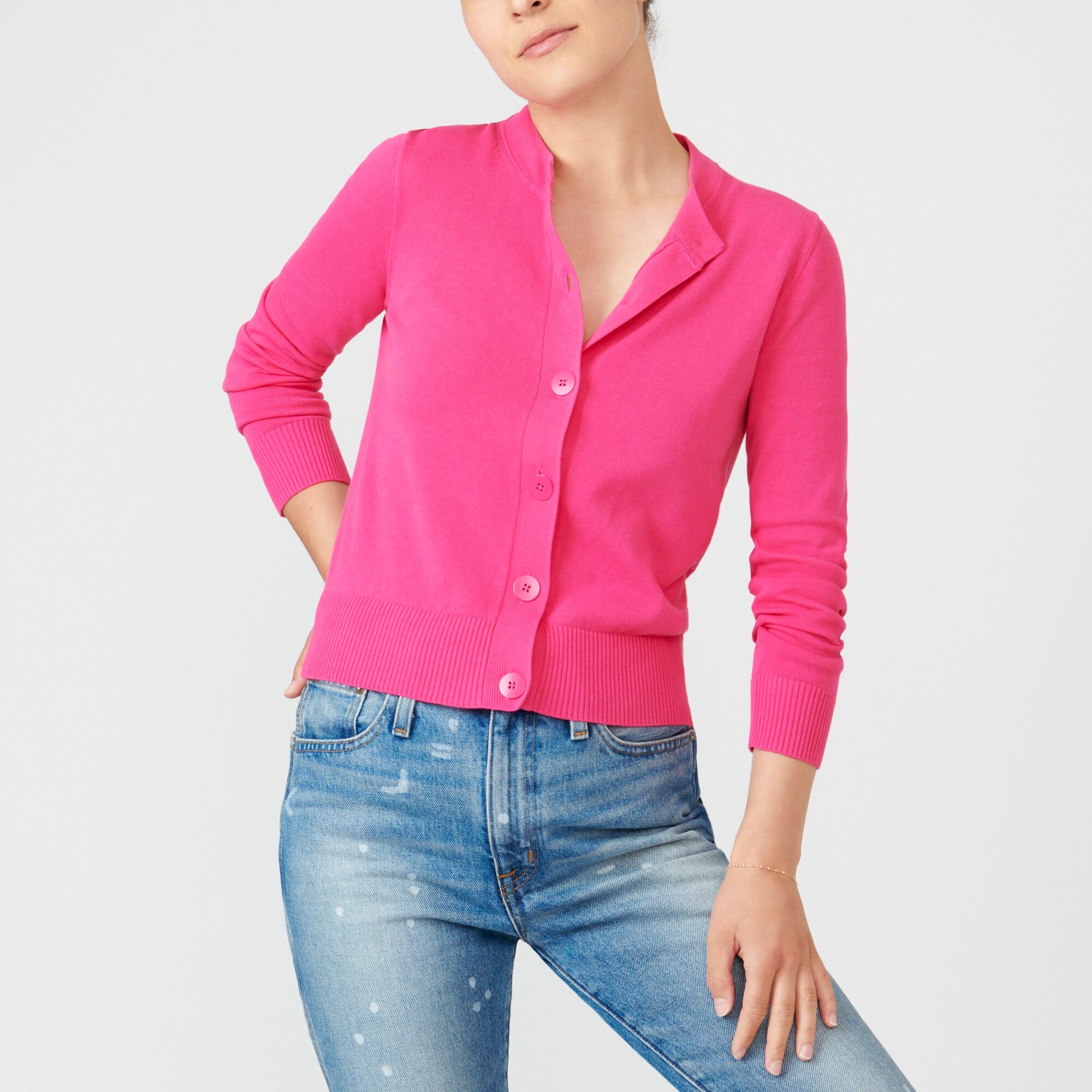 women's cotton cardigan sweaters with pockets