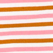 Striped fine-rib crewneck tee MARKER STRIPE IVORY NAV factory: striped fine-rib crewneck tee for women