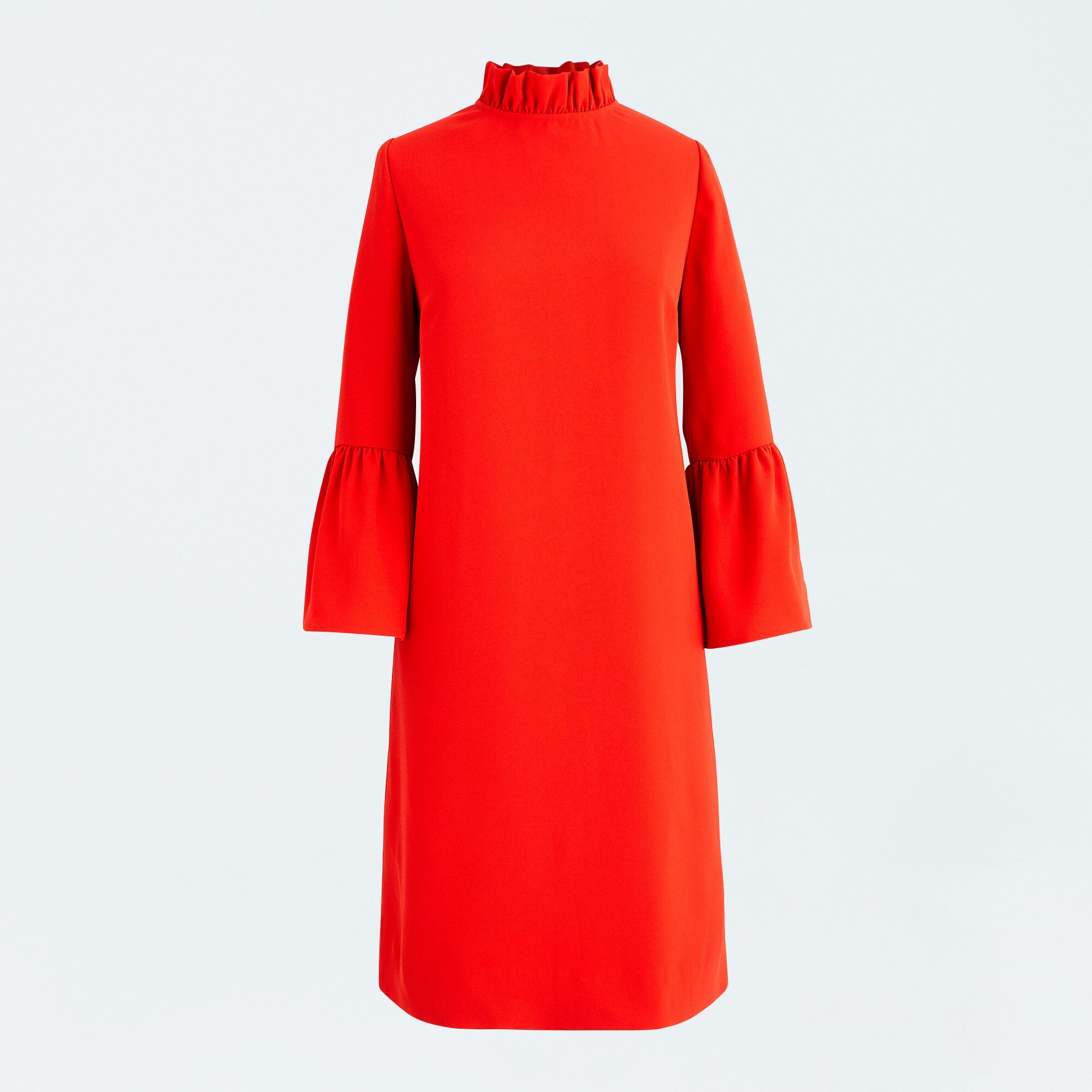 long sleeve dress in 365 crepe J.Crew 365 Crepe Wrap Dress 3/4 Sleeve Soft Pink