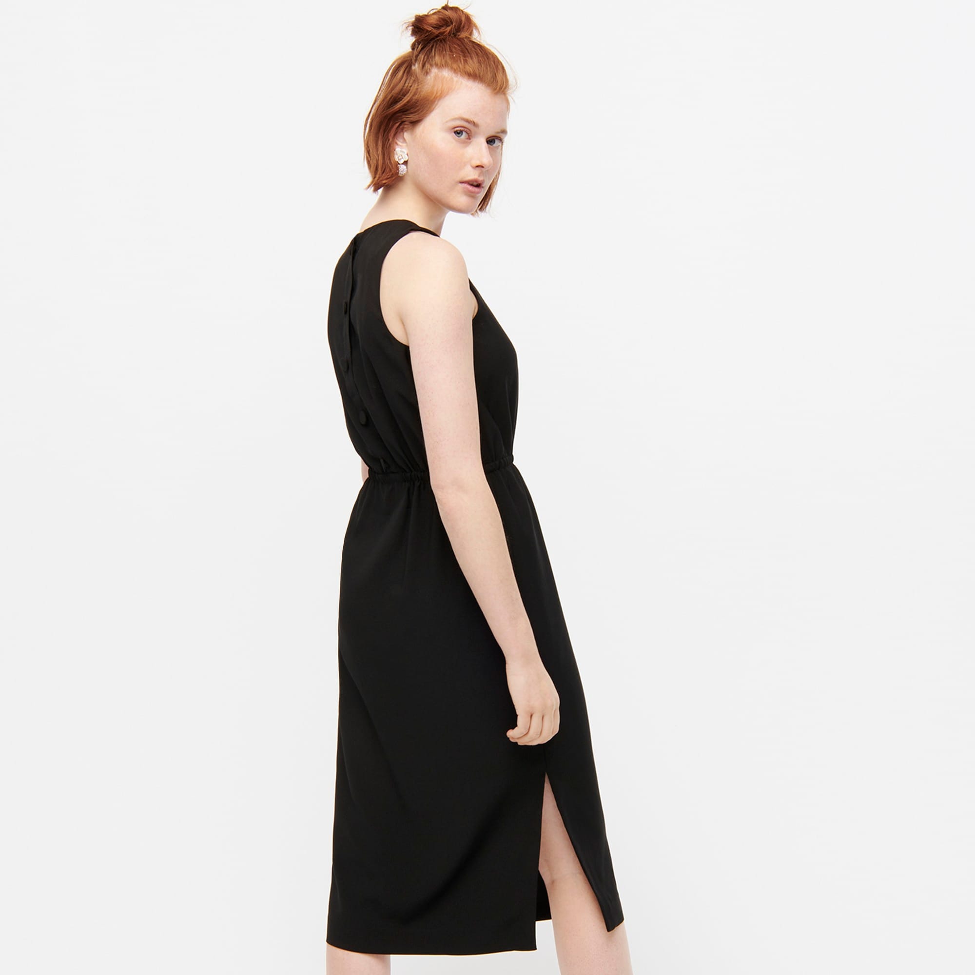 j crew black dress
