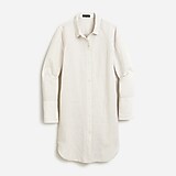 Cotton-linen beach shirt
