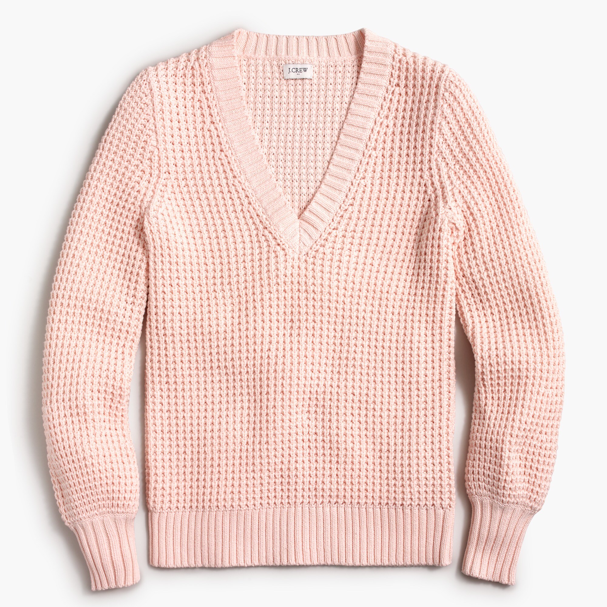 Textured cotton sweater