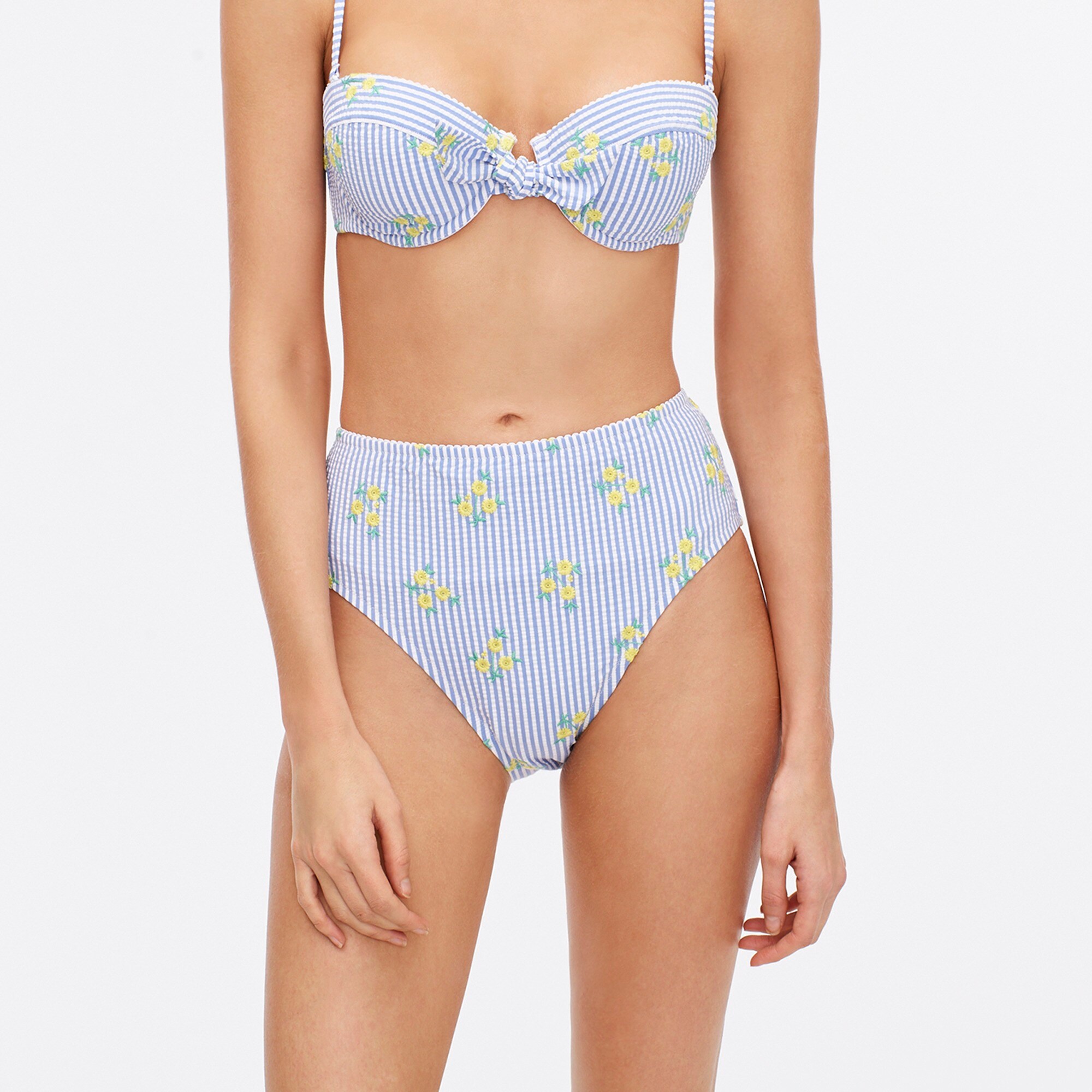 j crew high waisted swim
