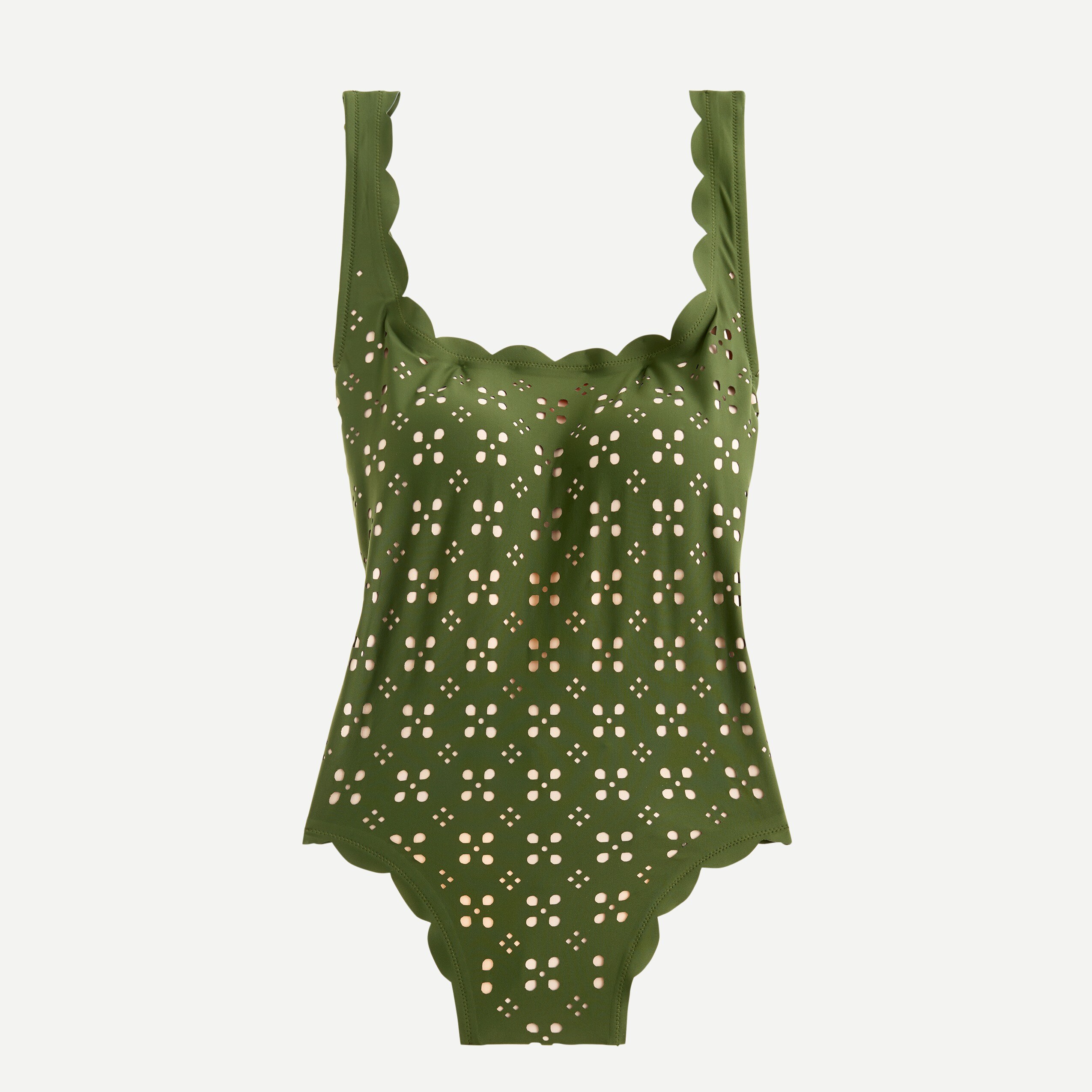 j crew scalloped swimsuit