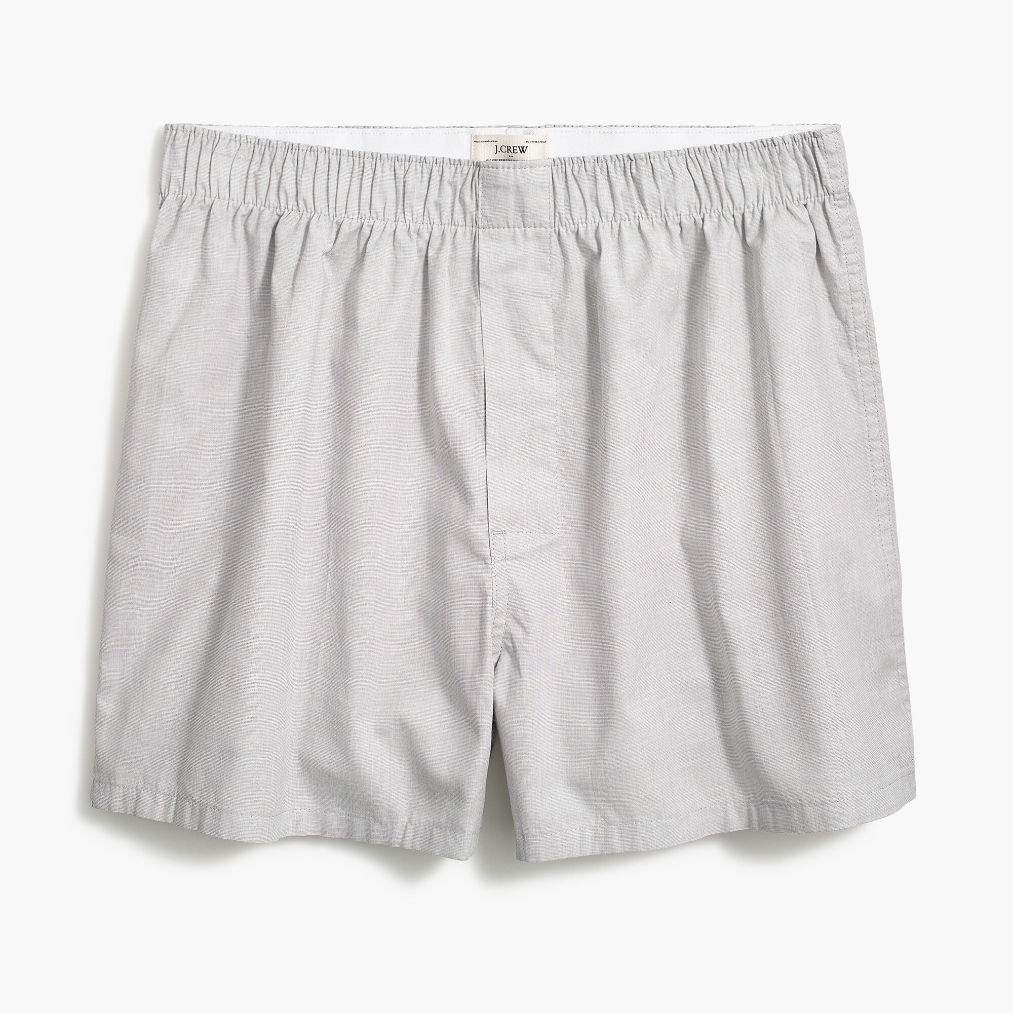 grey end-on-end boxers for men