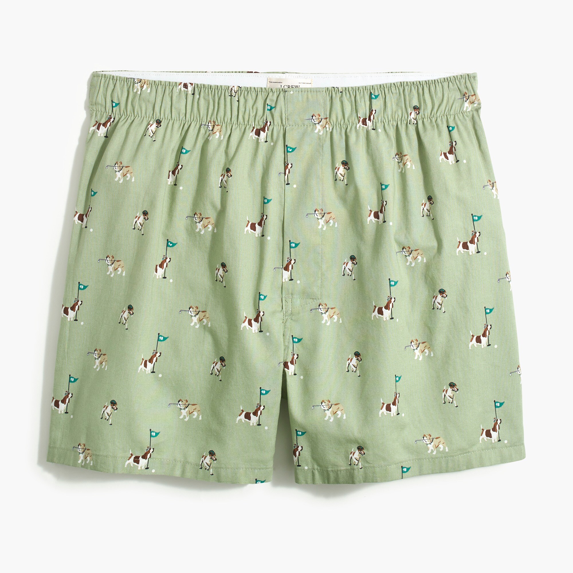 Golfing dogs boxers