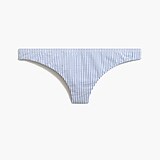 Seersucker french bikini bottom