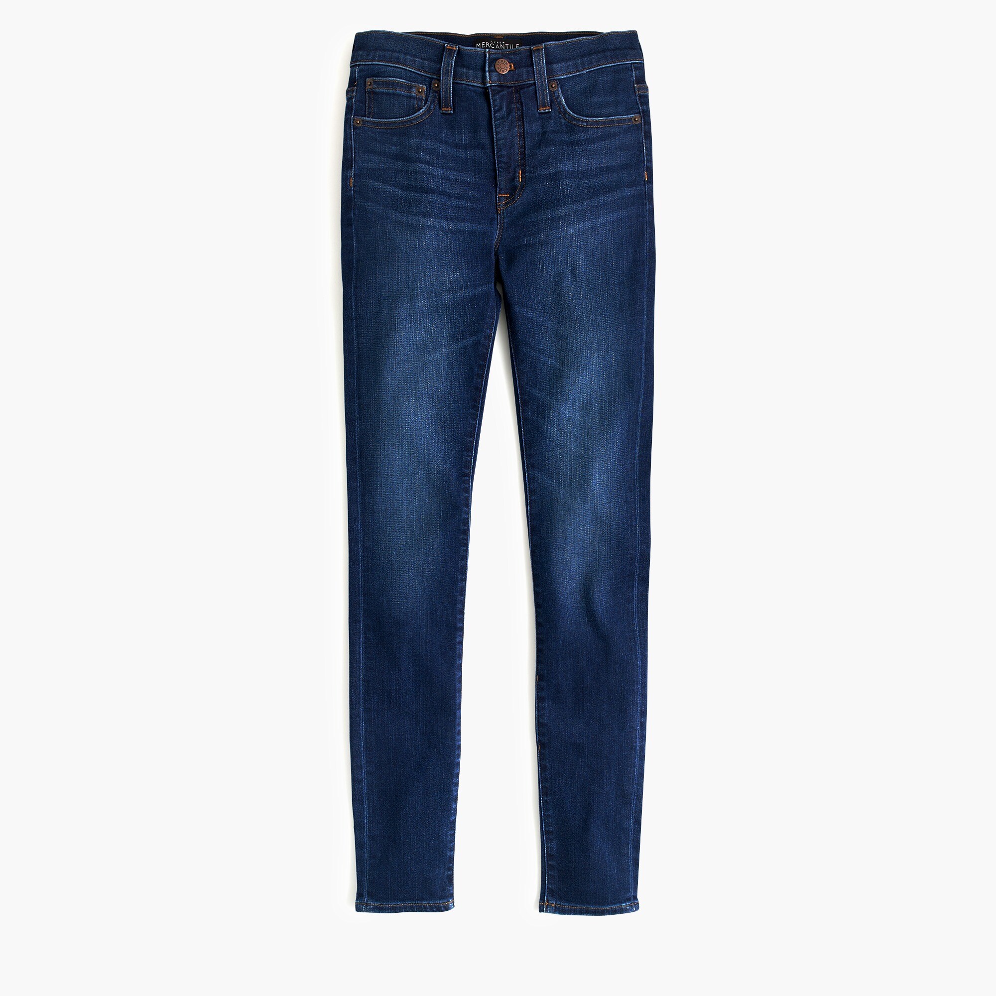 womens 9" mid-rise skinny jean in signature stretch