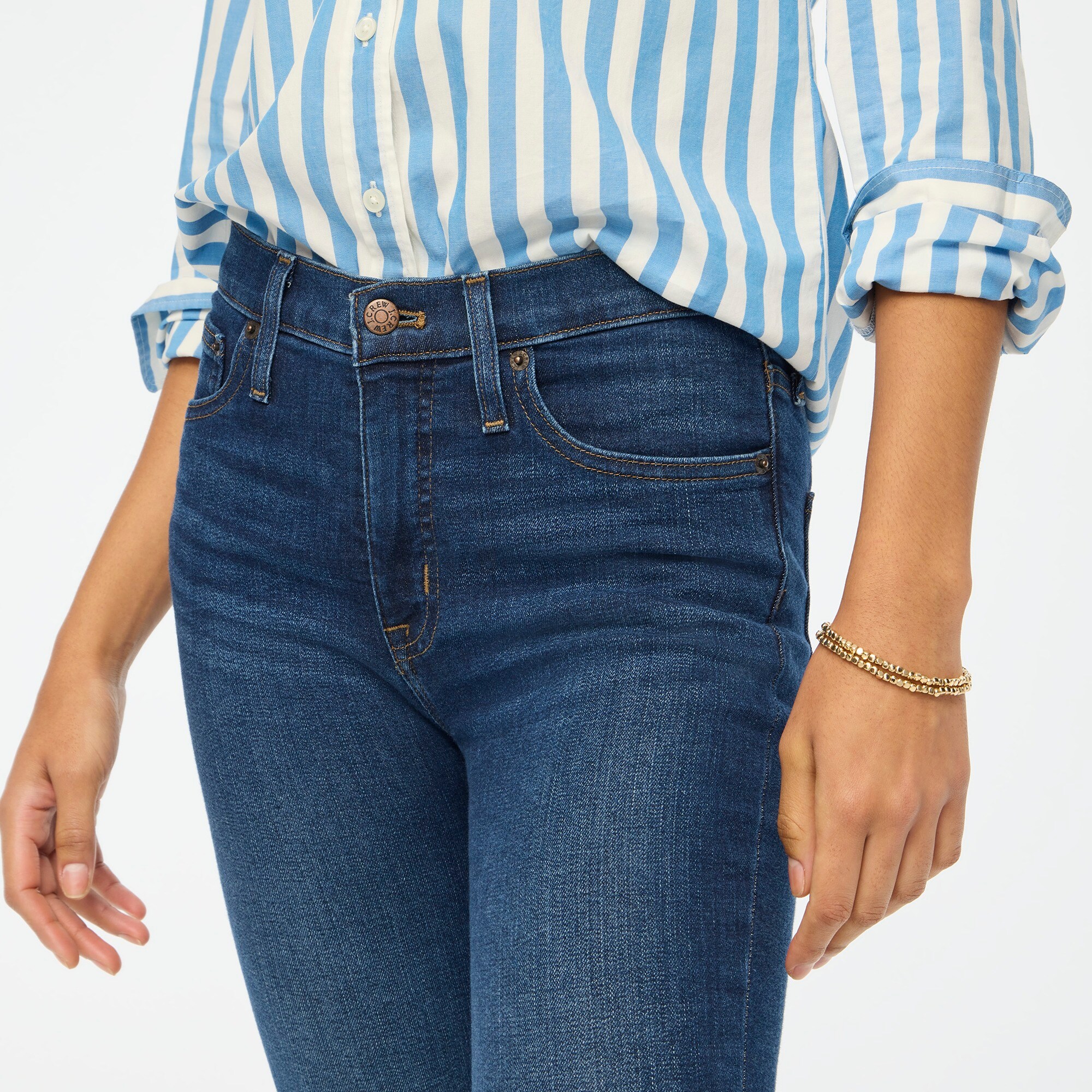 9" mid-rise skinny jean in signature stretch