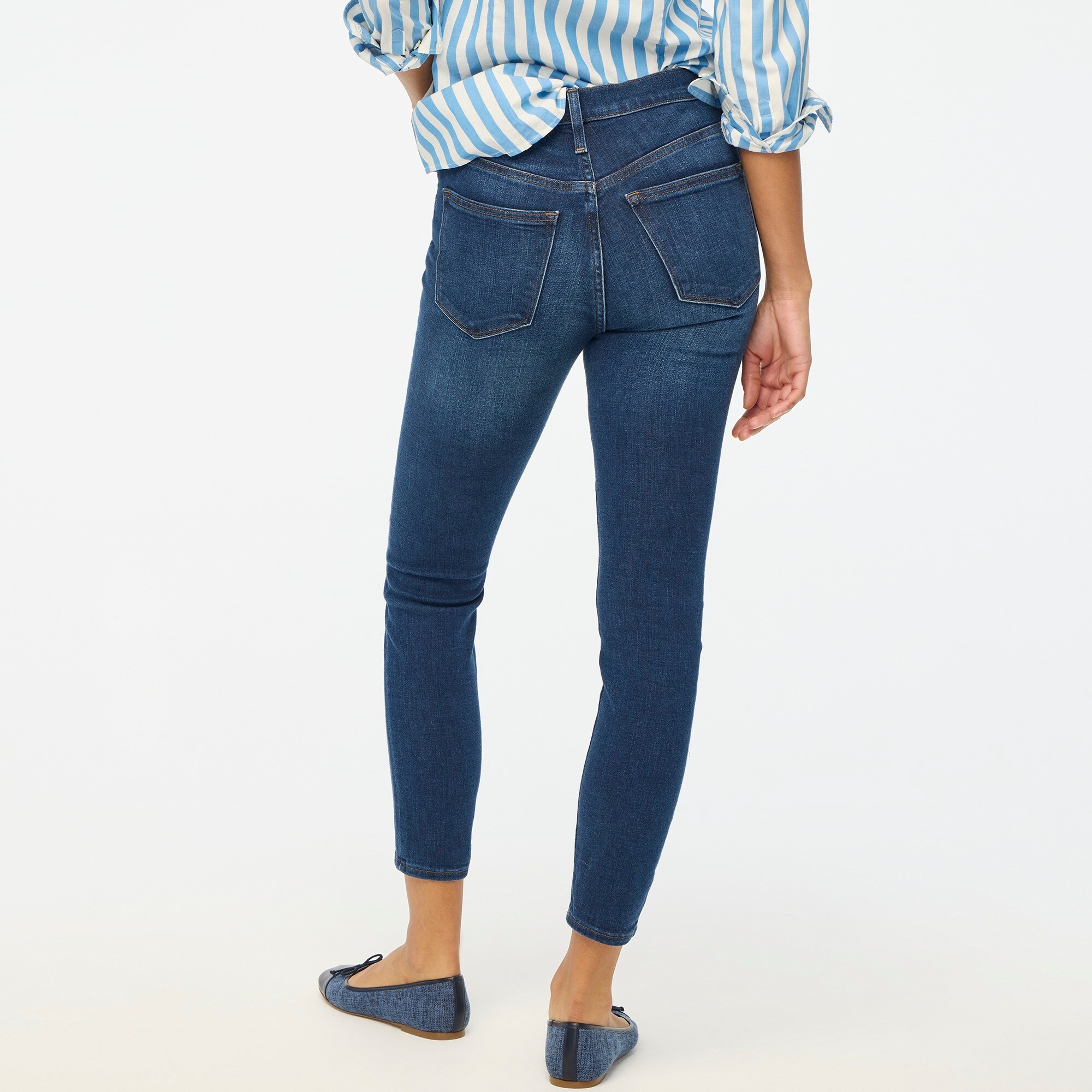 9" mid-rise skinny jean in signature stretch