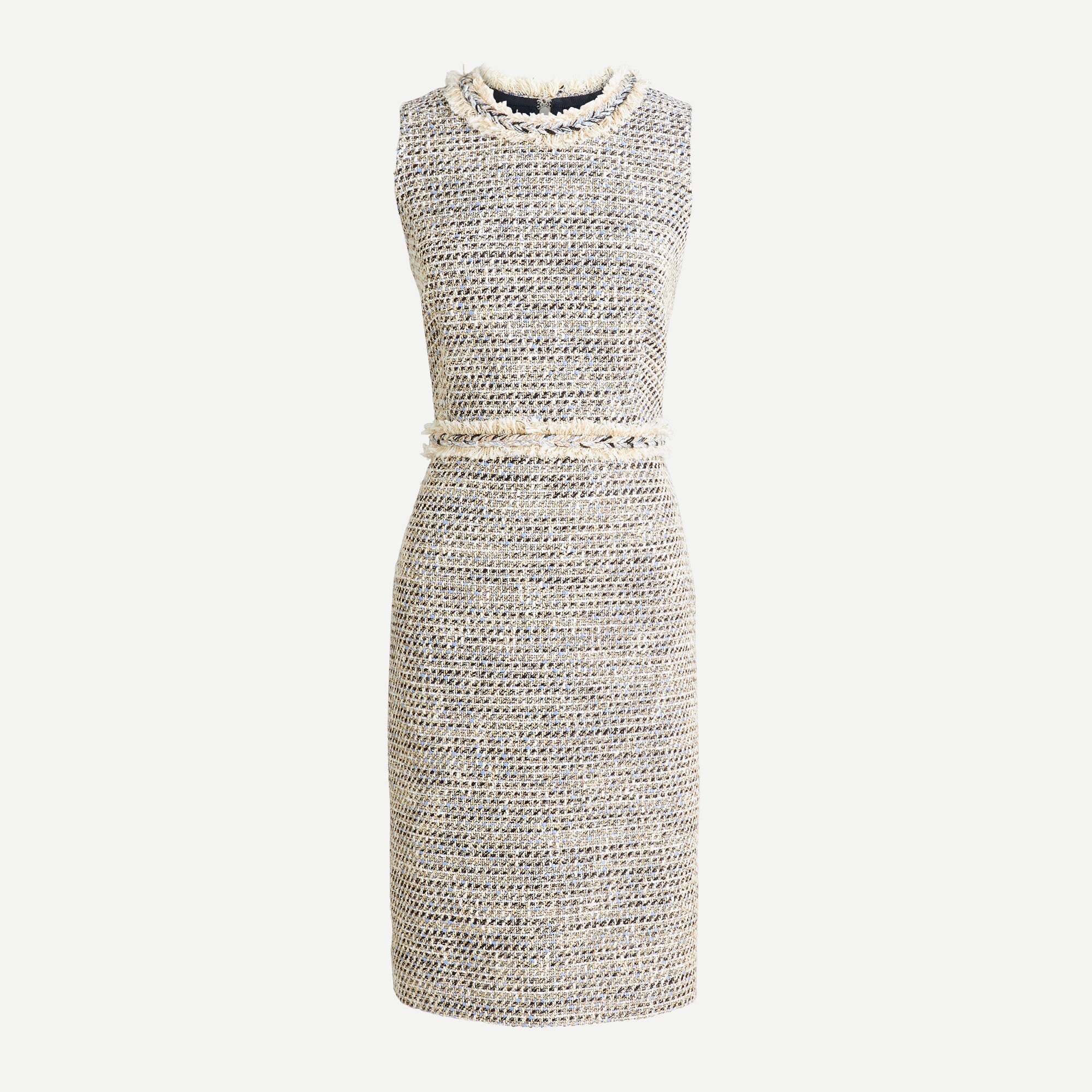 J.Crew Sheath Dress In Speckled Tweed For Women