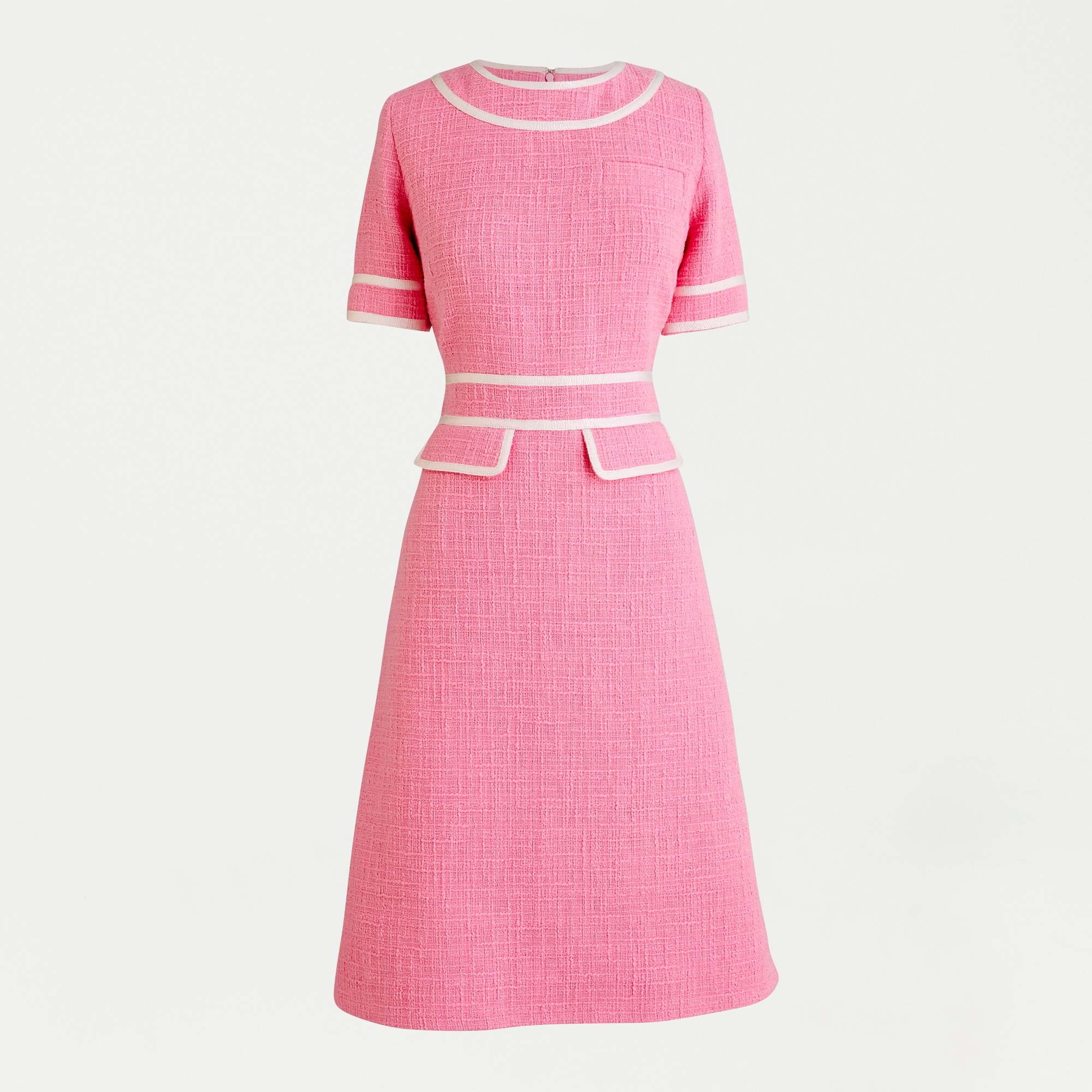 tweed pink dress
