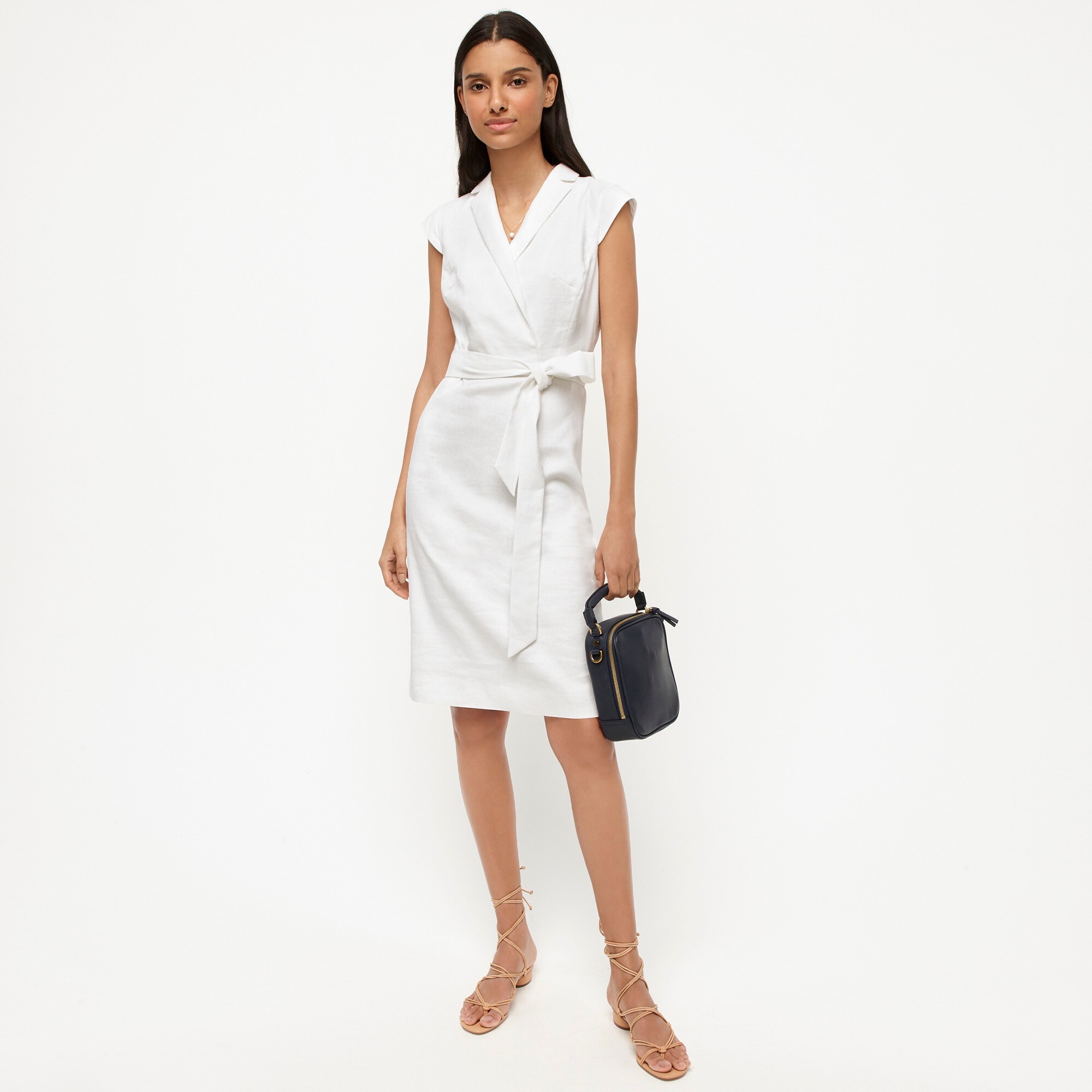 j crew faux wrap dress