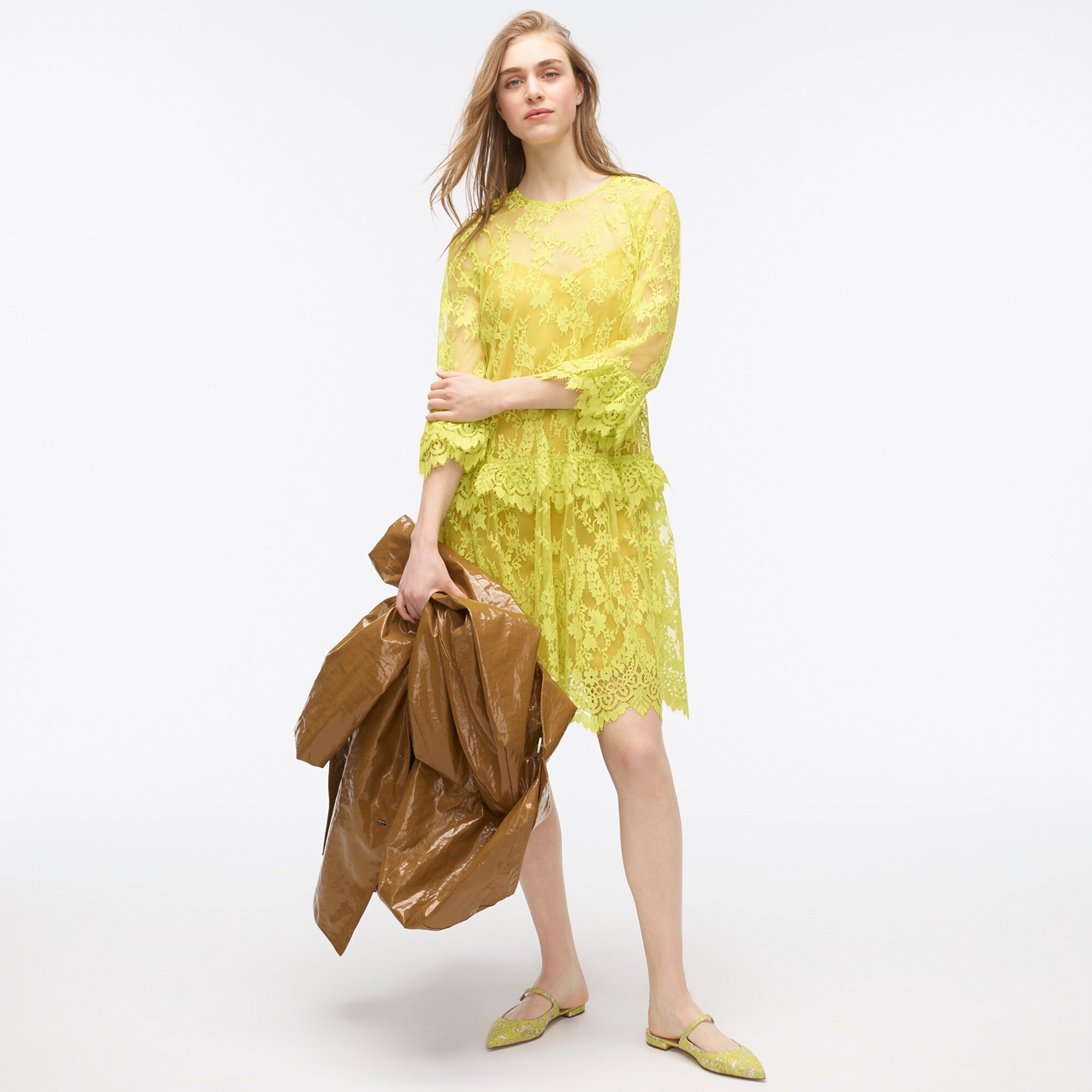 quarter sleeve dress