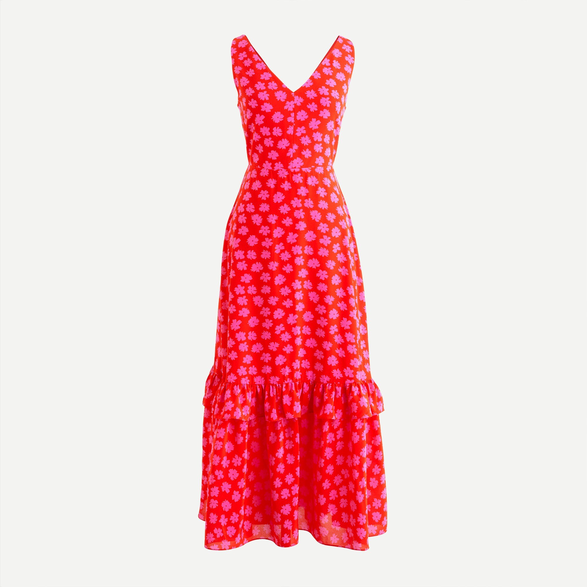 v neck midi