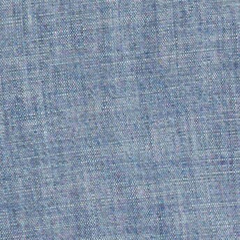 Chambray short with scalloped hem MED ECHO BLUE WASH factory: chambray short with scalloped hem for women