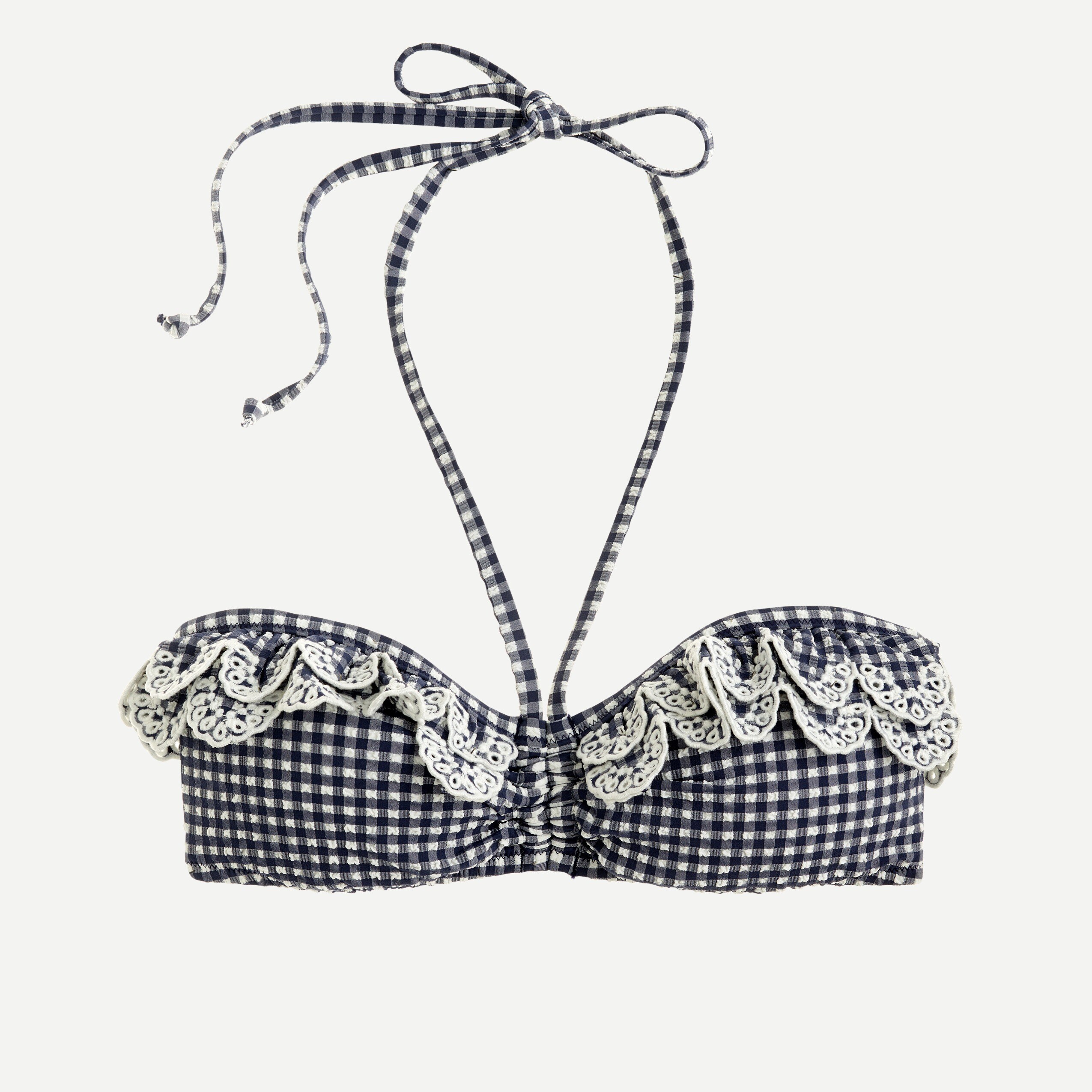 j crew bandeau bikini