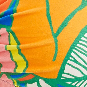 Underwire bandeau bikini top in tropical floral BLUE MULTI j.crew: underwire bandeau bikini top in tropical floral for women