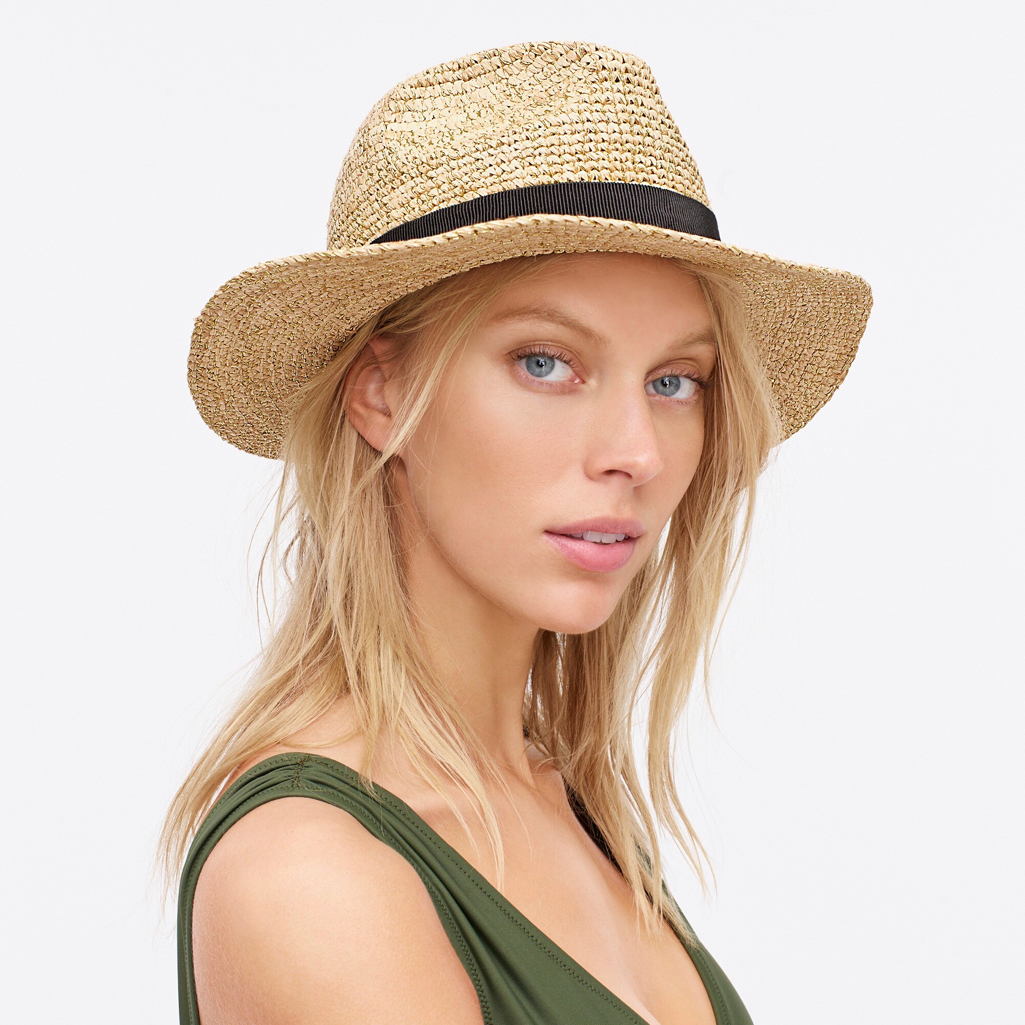 j crew sun hat
