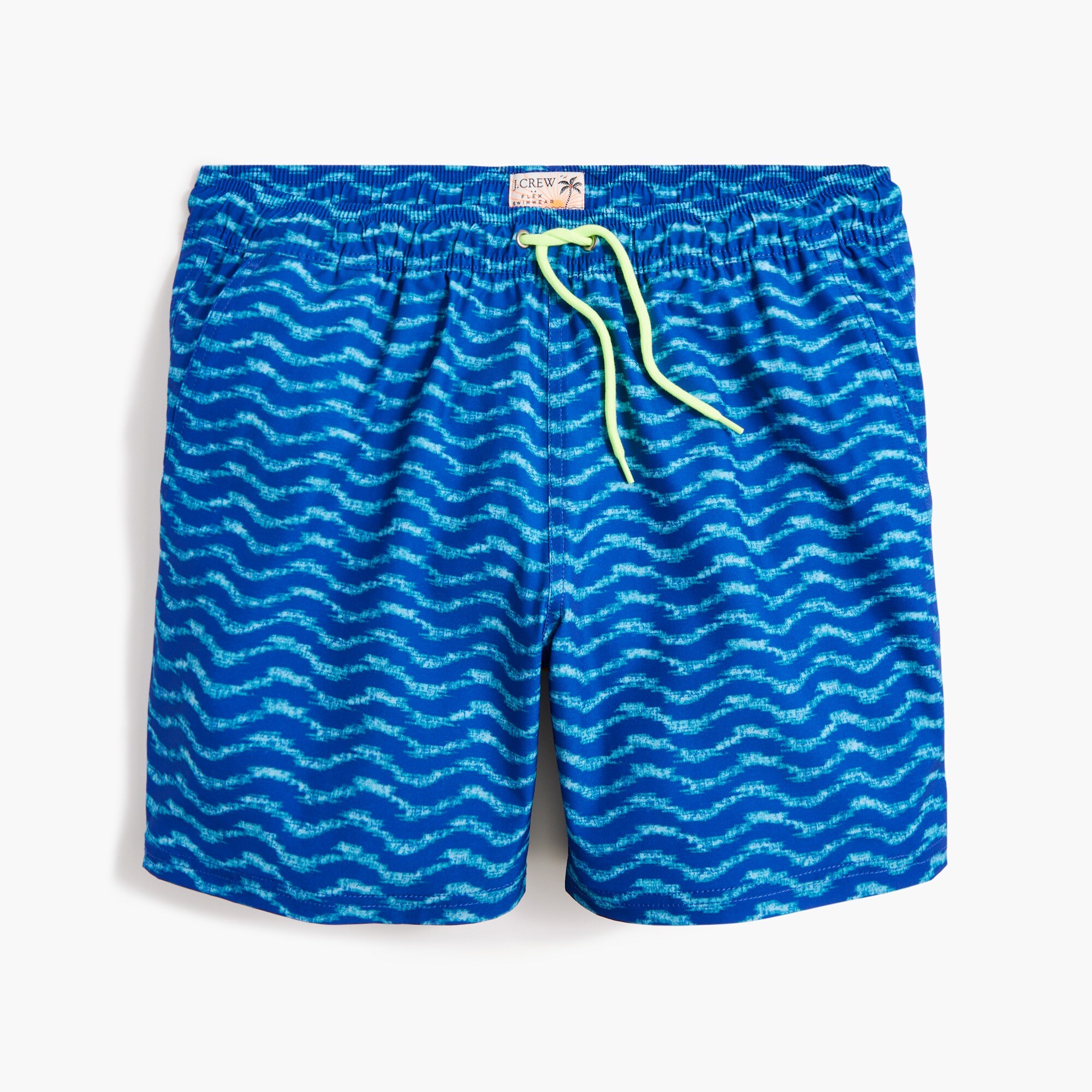  6" printed swim trunk