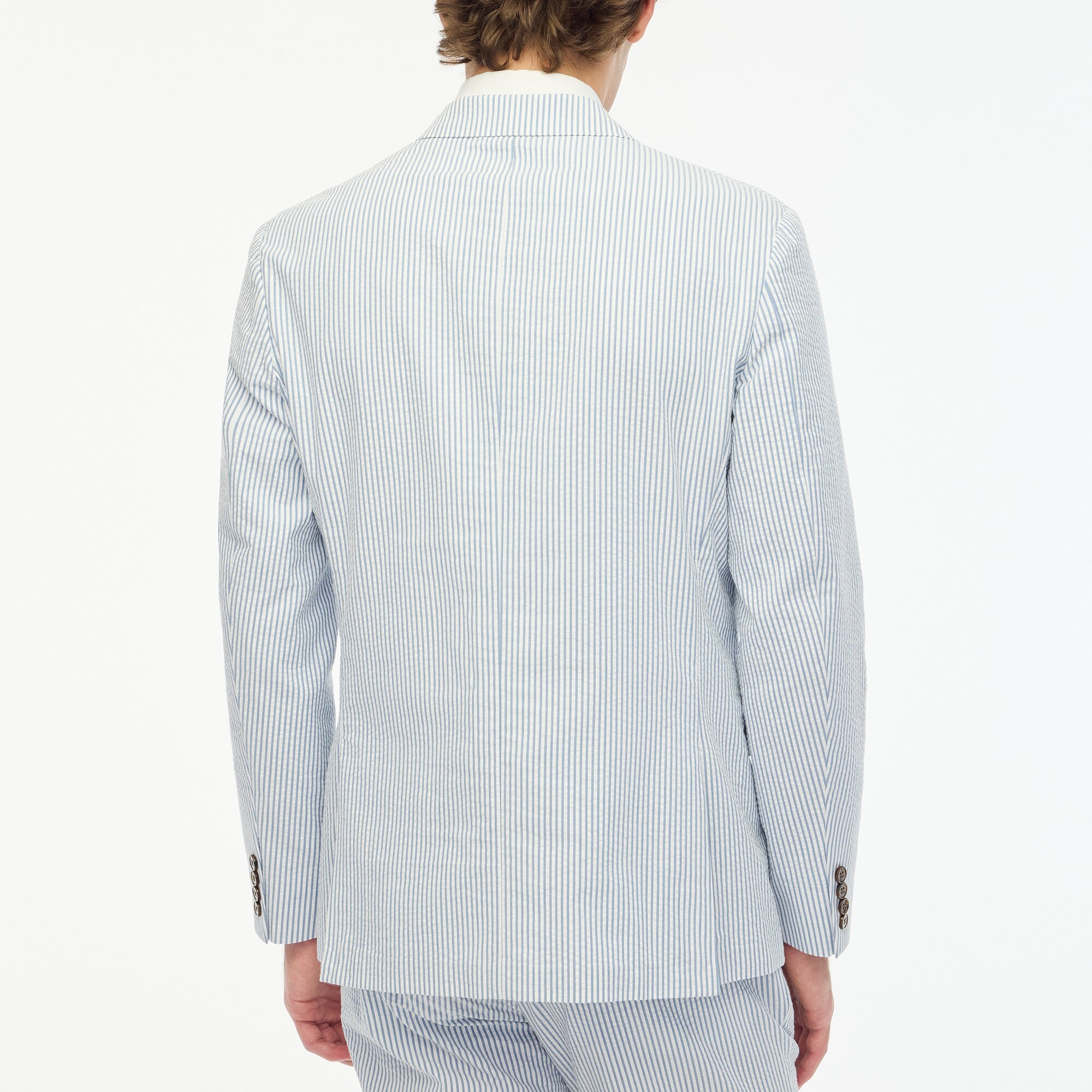 Slim-fit Thompson seersucker suit jacket