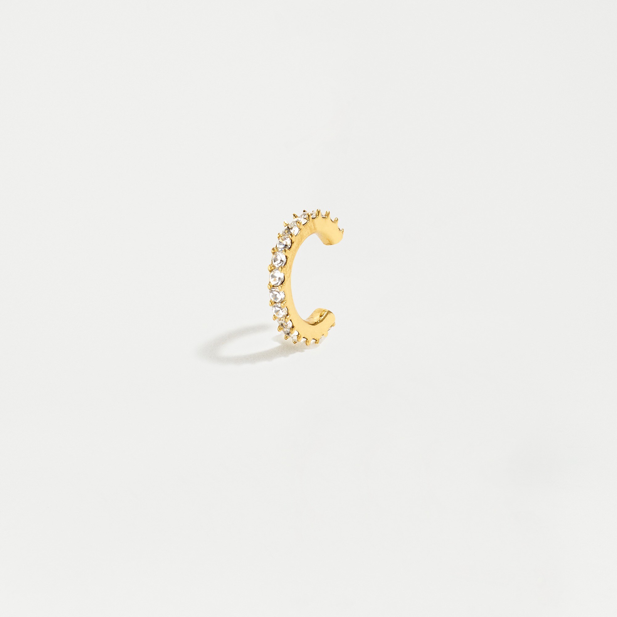 J.Crew Single Pavé Huggie Ear Cuff For Women