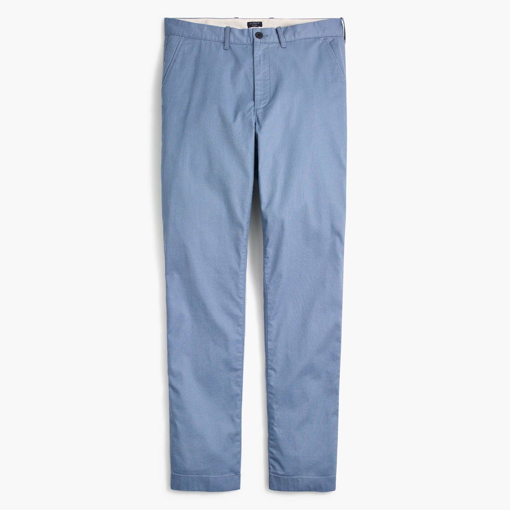 Straight-fit bird's-eye dobby pant