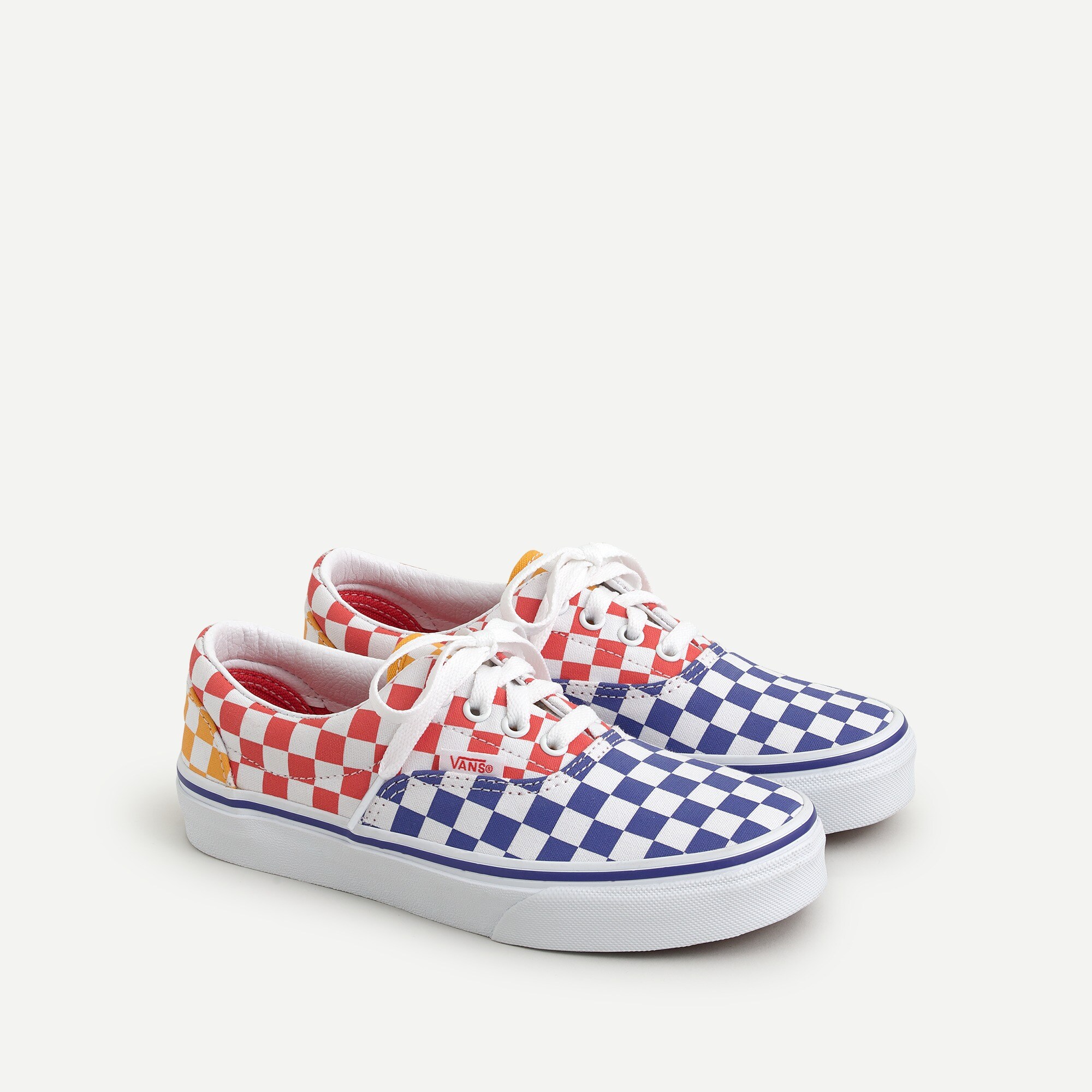 boys checkerboard vans