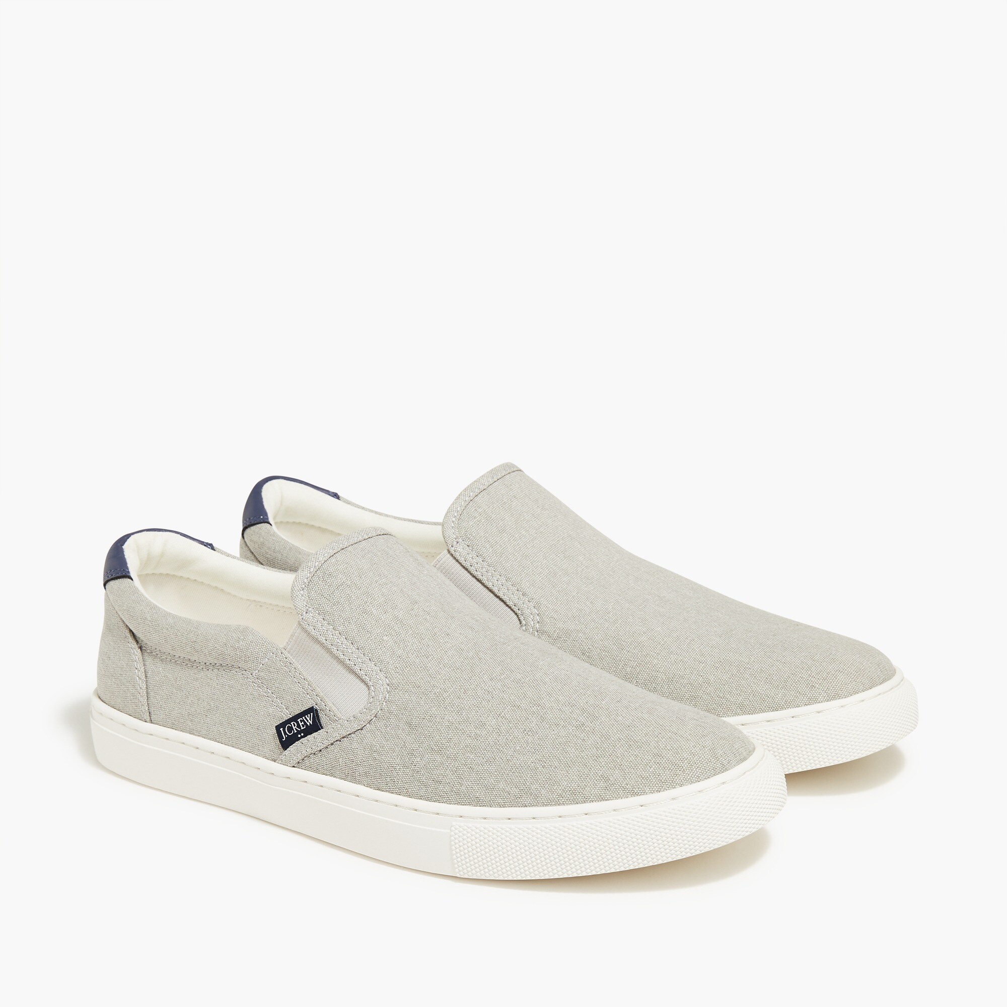 explorer canvas slip-on sneakers for men