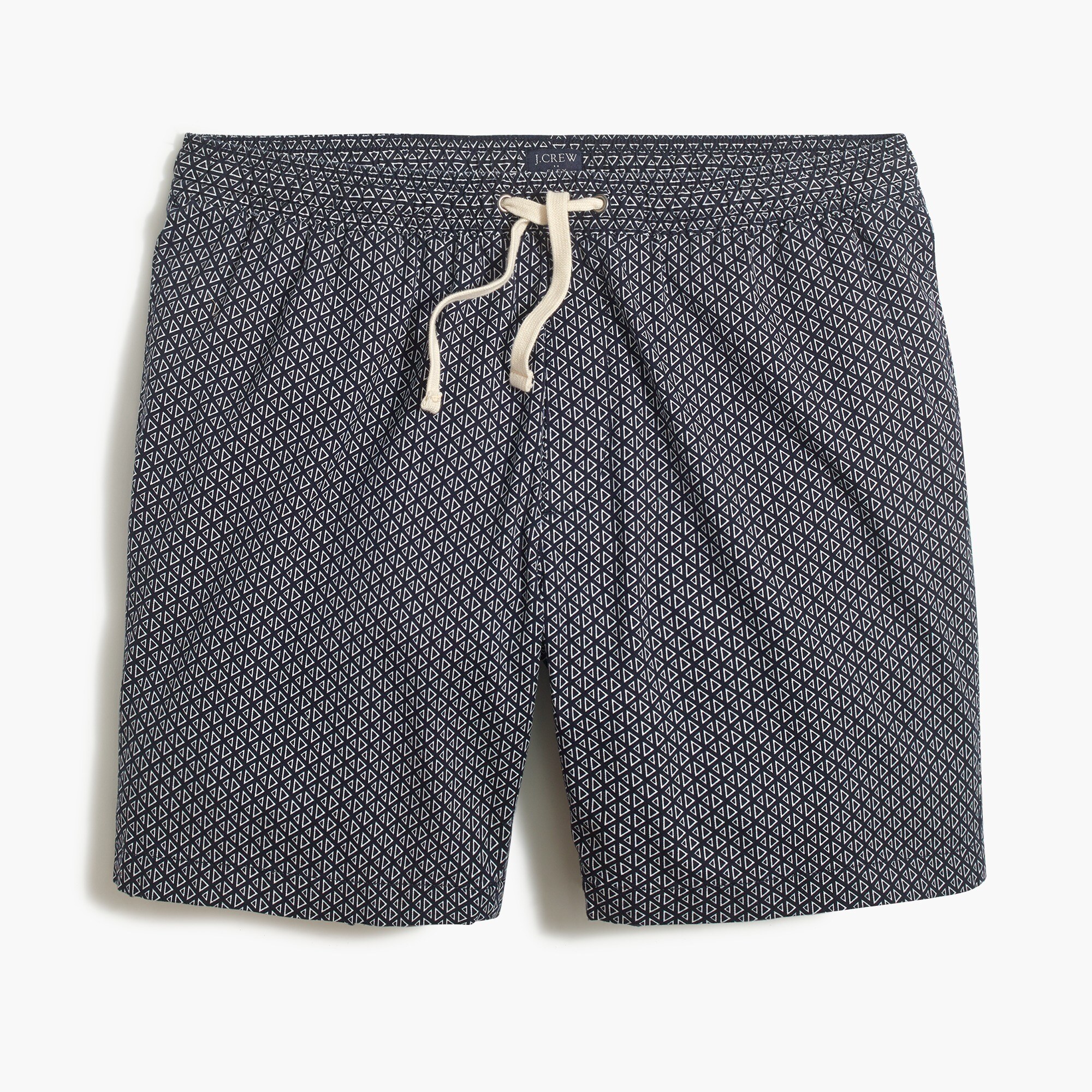 Pull-on stretch cotton short