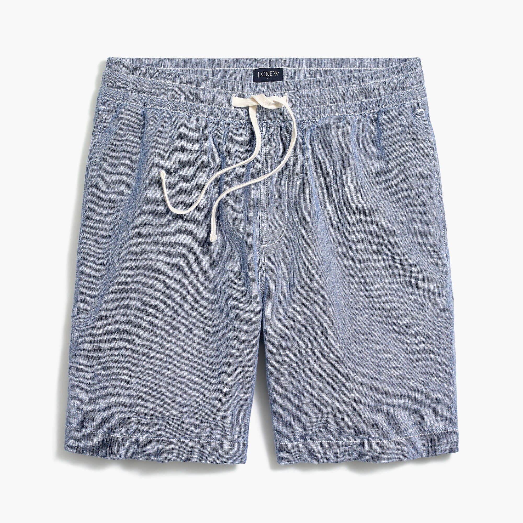 linen-cotton pull-on short for men