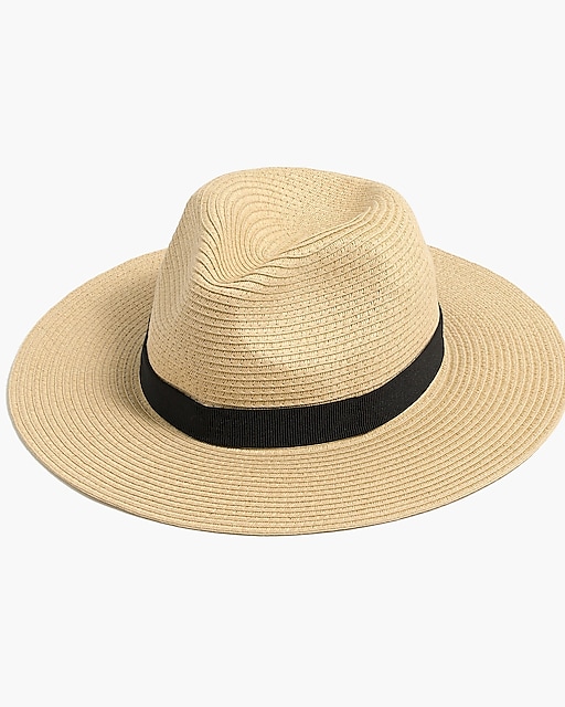 womens Packable straw hat
