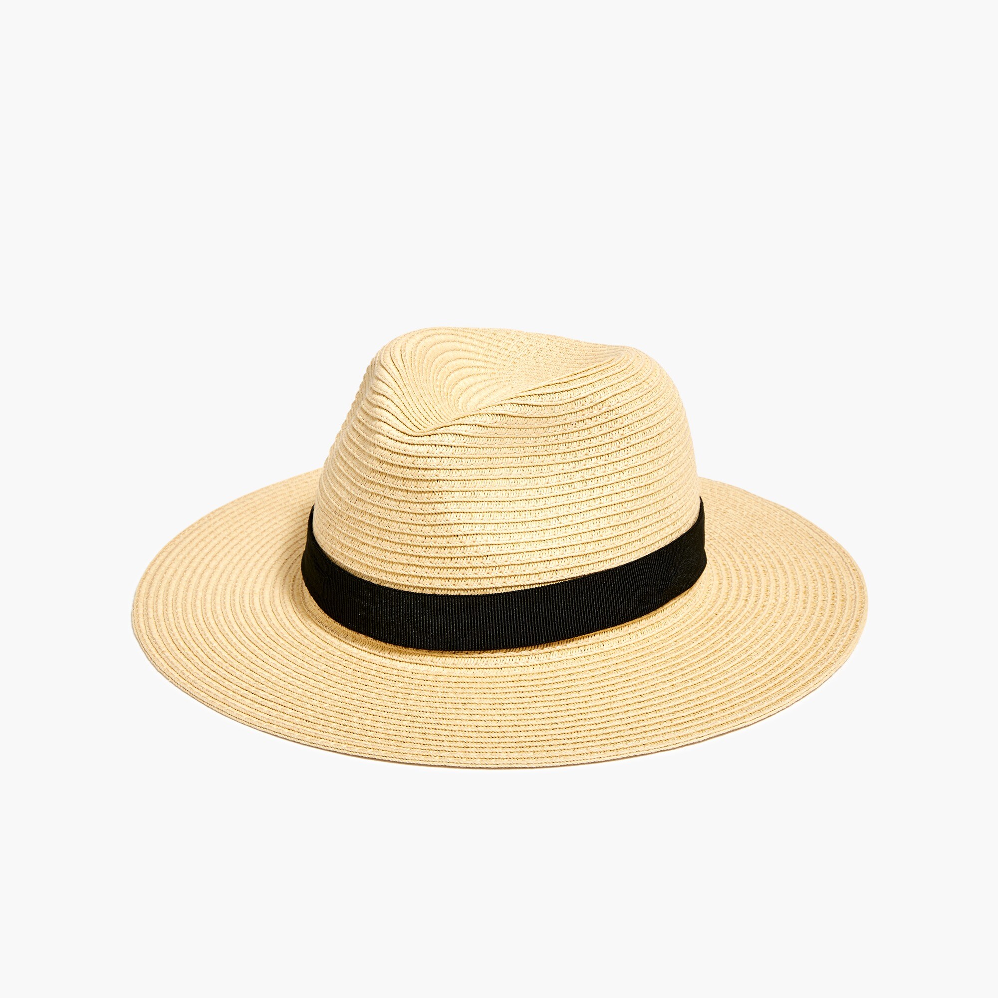 Packable straw hat