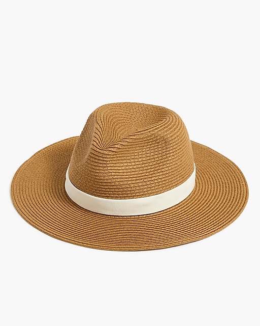 womens Packable straw hat