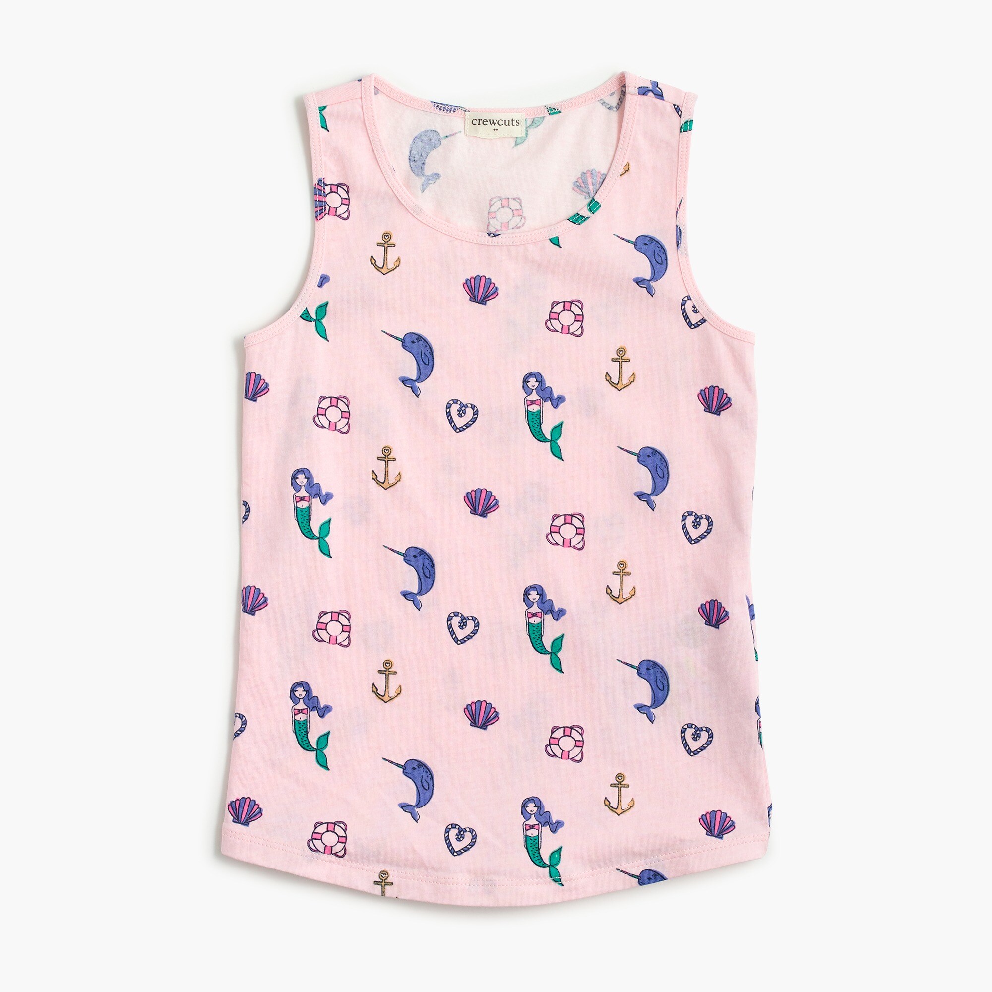 Girls' mermaid tank top