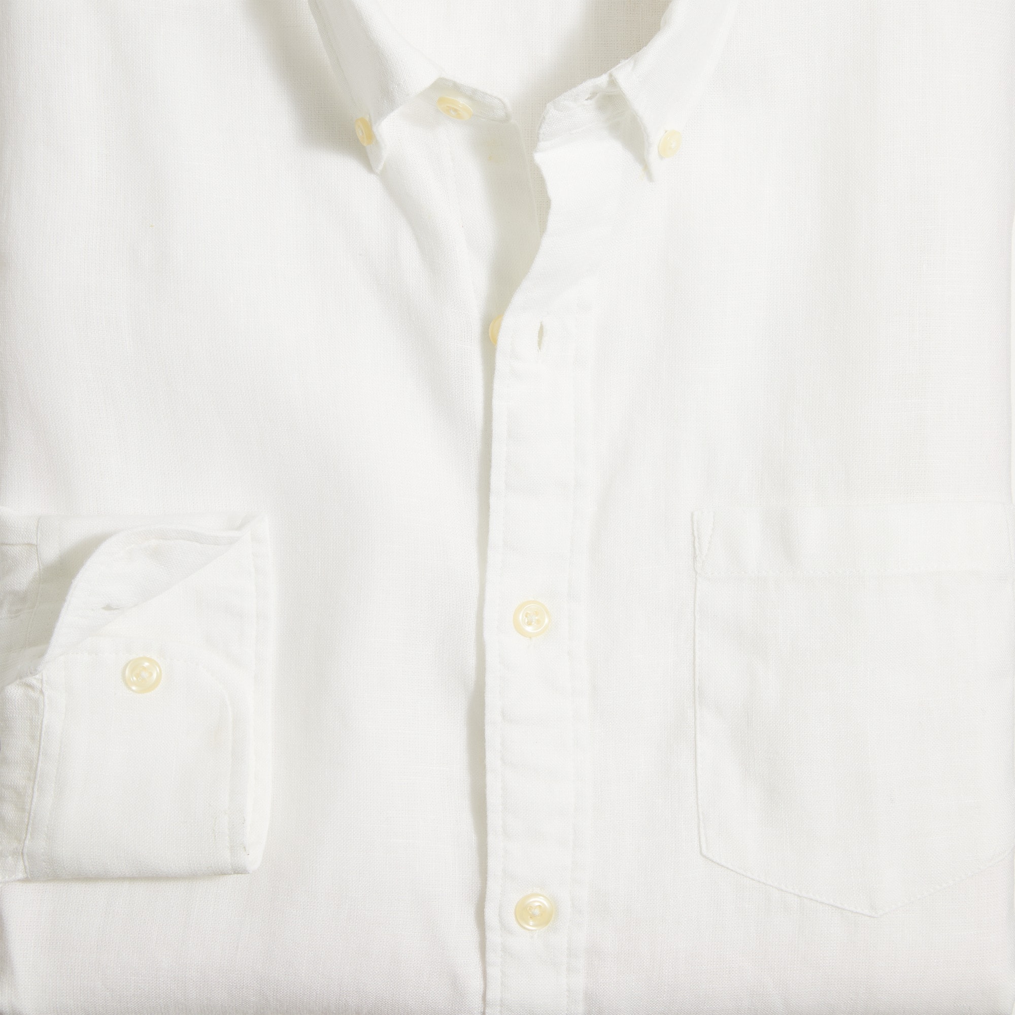 Classic linen-blend shirt
