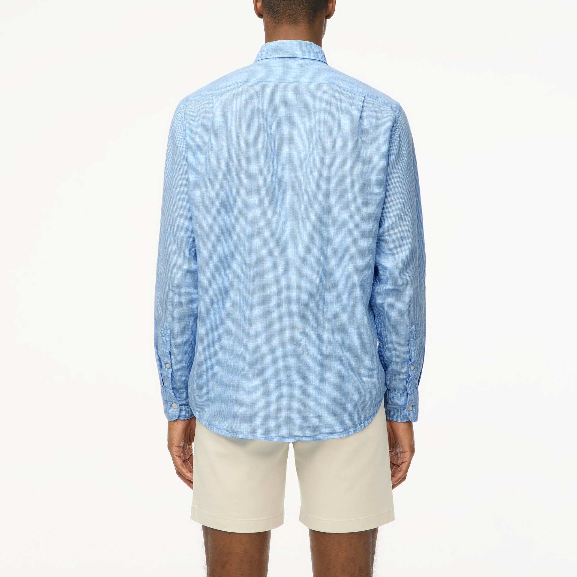 Classic linen-blend shirt
