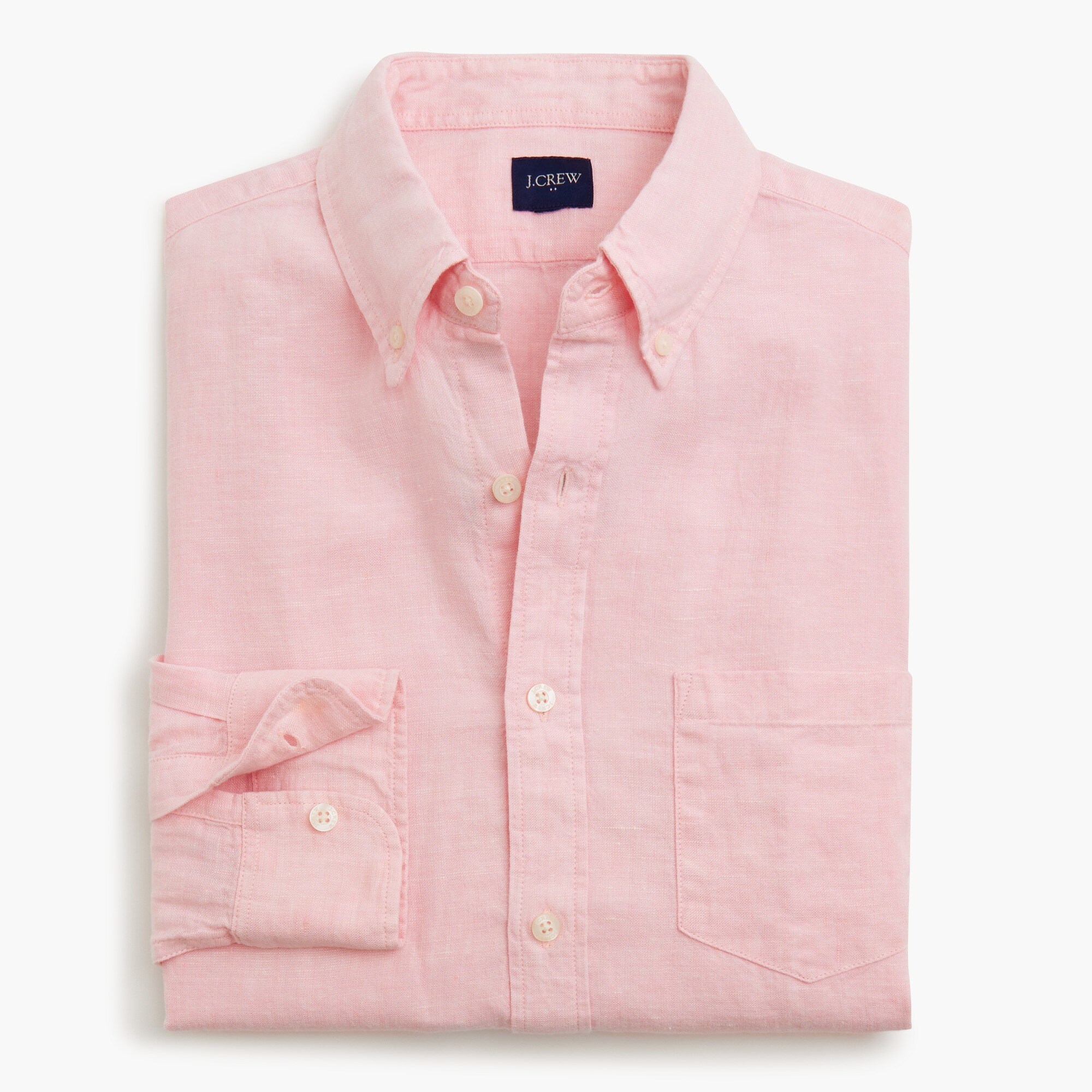 mens Classic linen-blend shirt