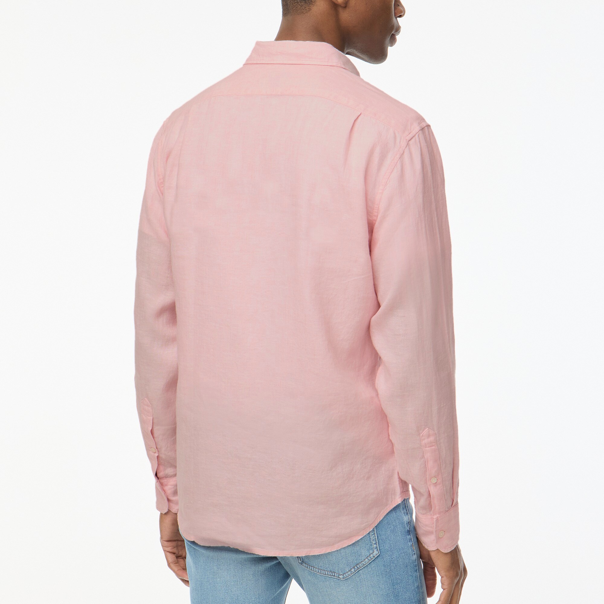 Classic linen-blend shirt