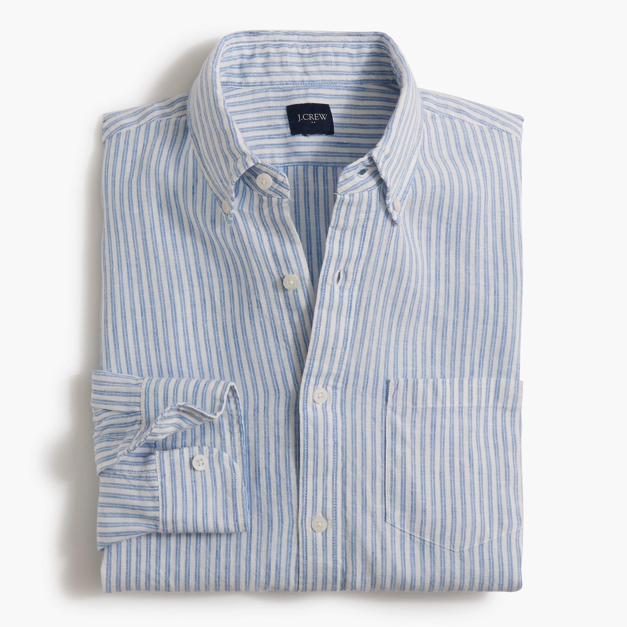 Classic linen-blend shirt