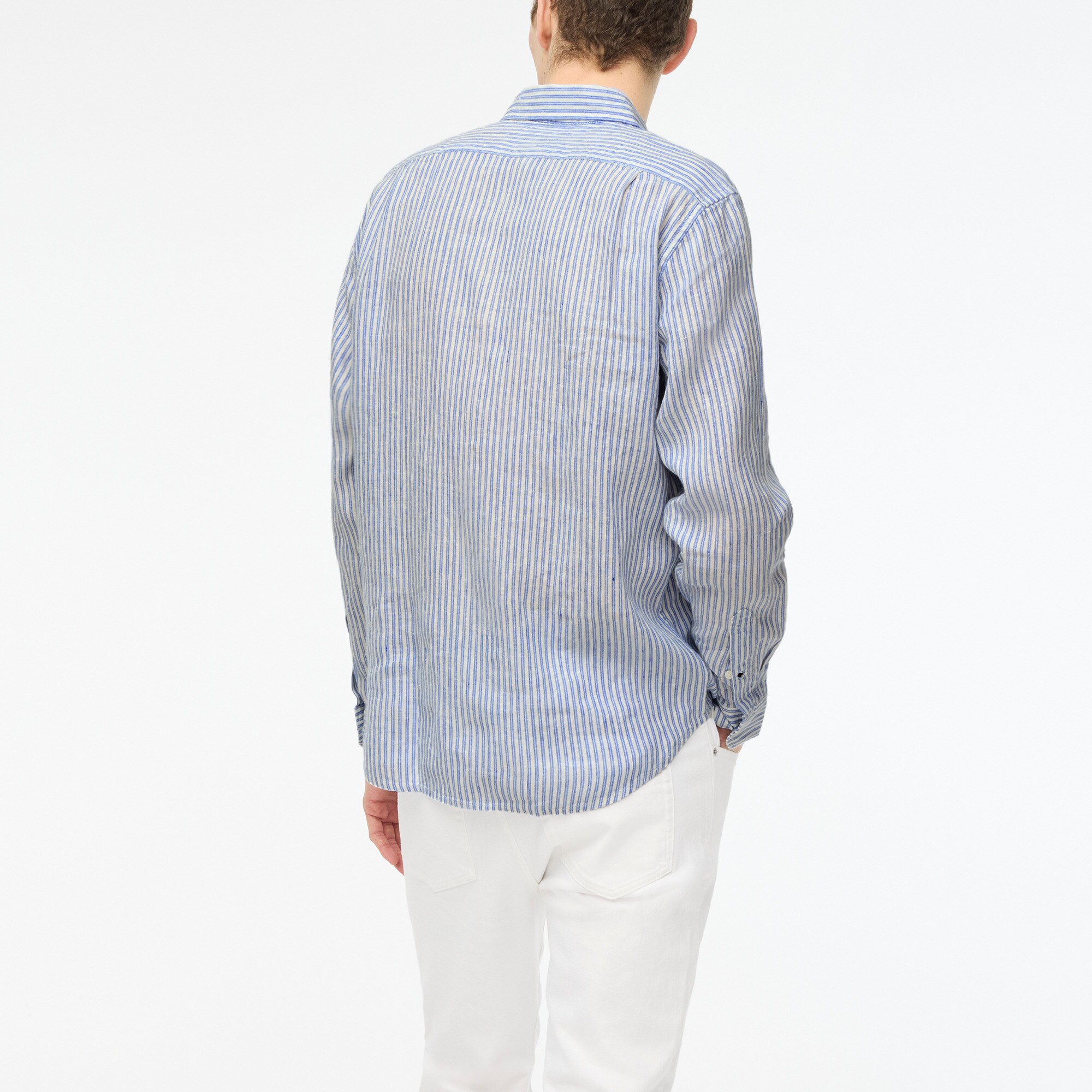 Classic linen-blend shirt