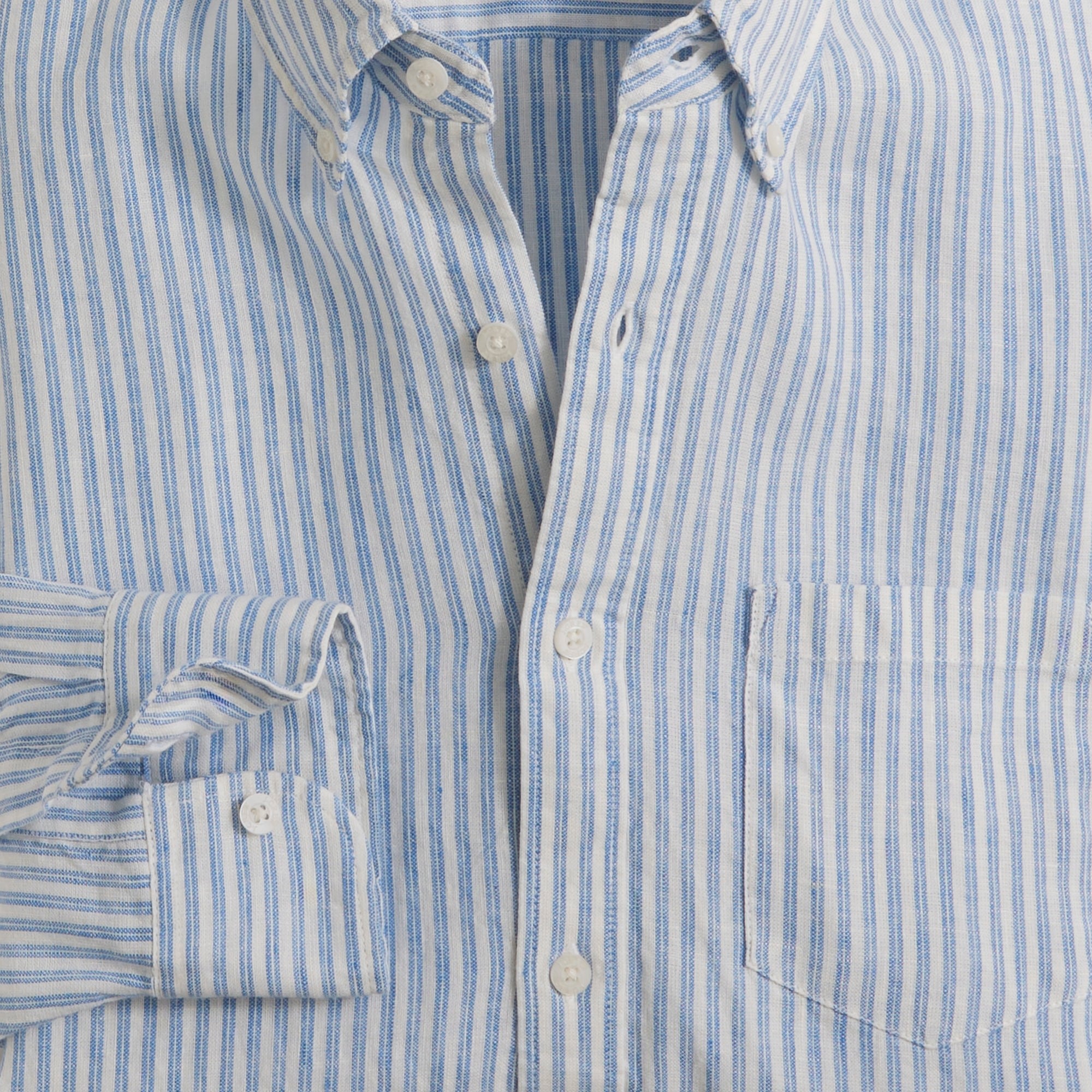 Classic linen-blend shirt