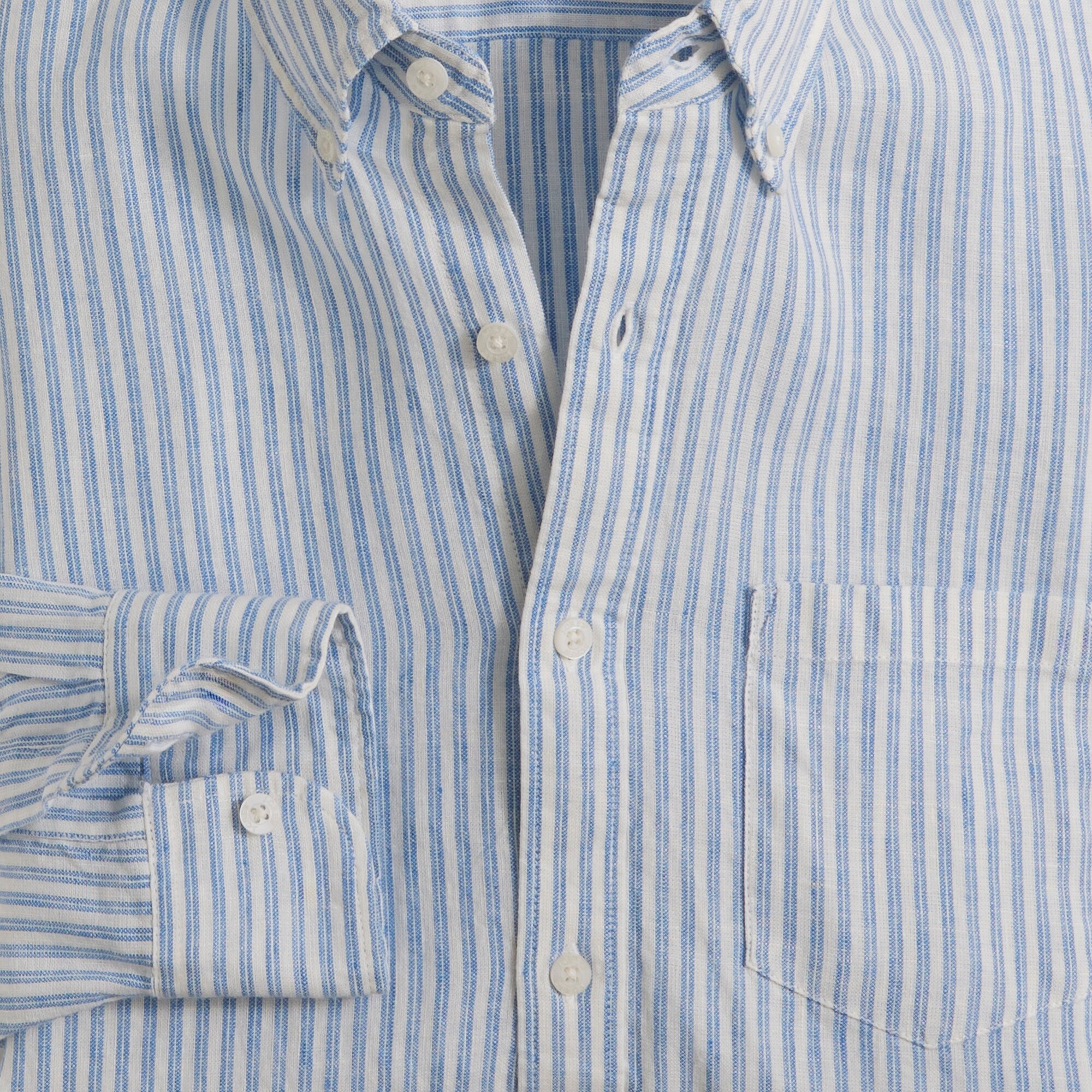 Classic linen-blend shirt