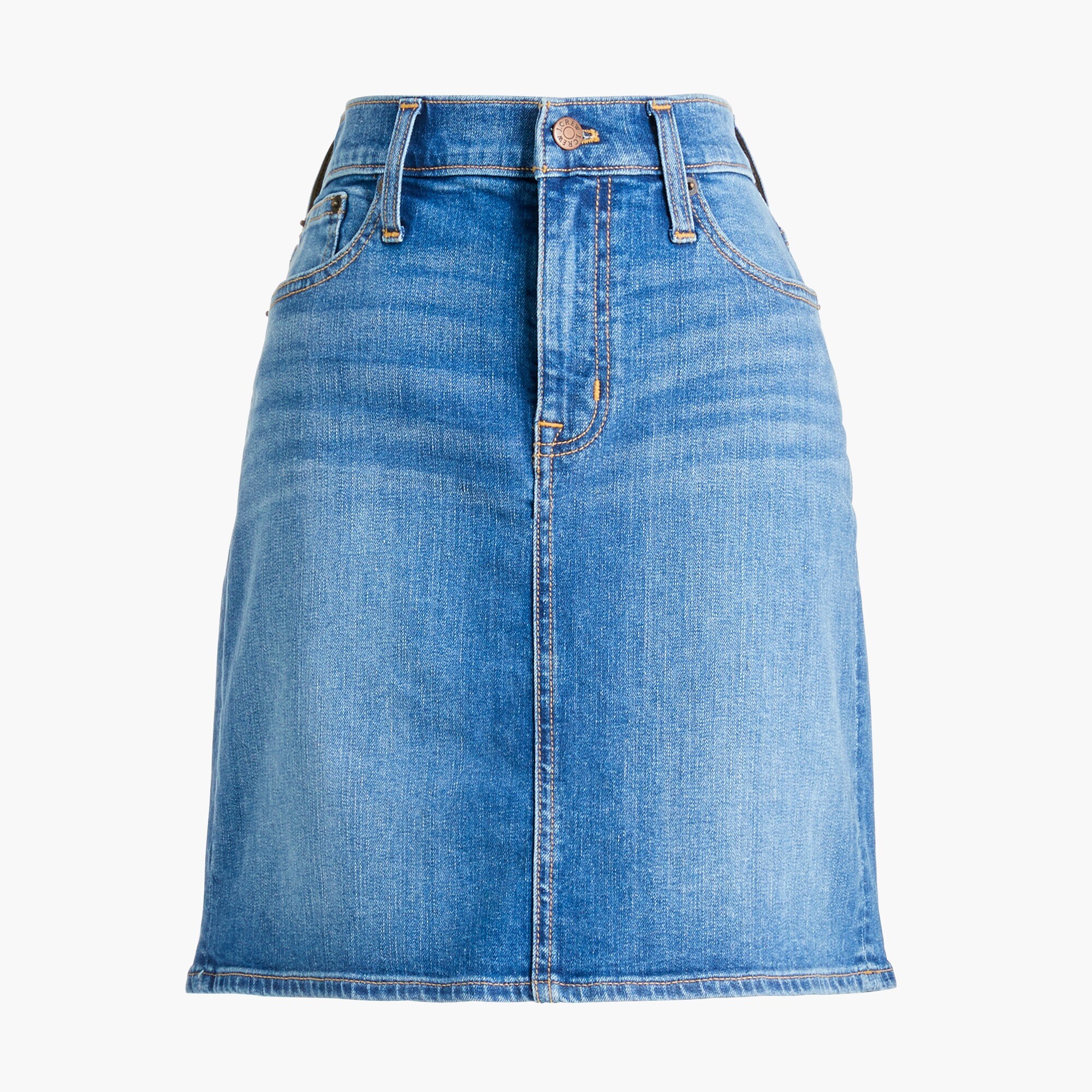 Denim mini skirt